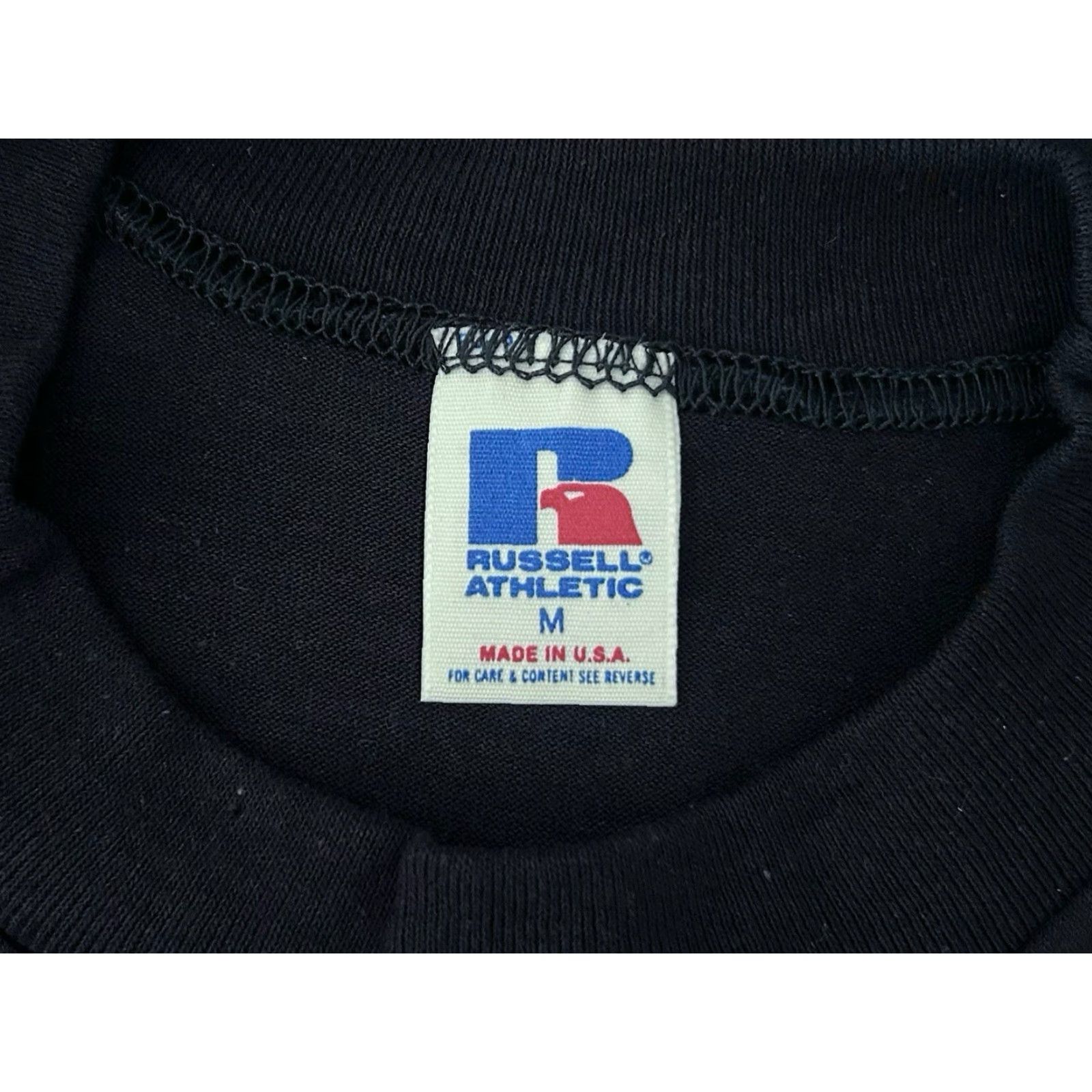 Russell Athletic VINTAGE Russell Athletic Long Sleeve Shirt Mens M 90s Navy Blue Cotton Blend Crew Neck NWOT USA Made Size US M / EU 48-50 / 2 - 4 Thumbnail