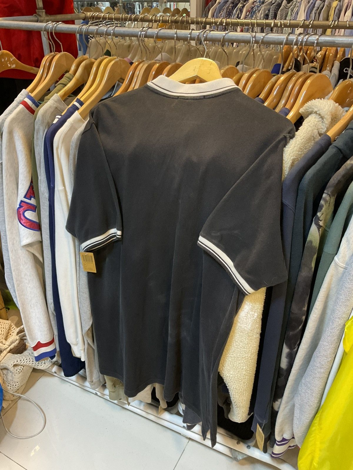 Vintage × Yves Saint Laurent Vintage YSL Polo Shirt Size US L / EU 52-54 / 3 - 3 Thumbnail