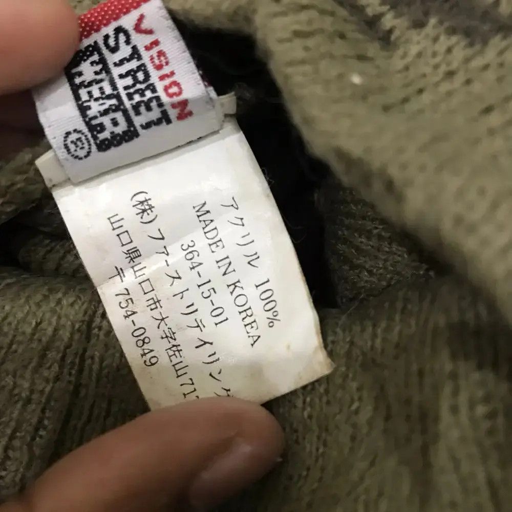 Japanese Brand Visions Small Logo Army Beanie Hat Size ONE SIZE - 6 Thumbnail