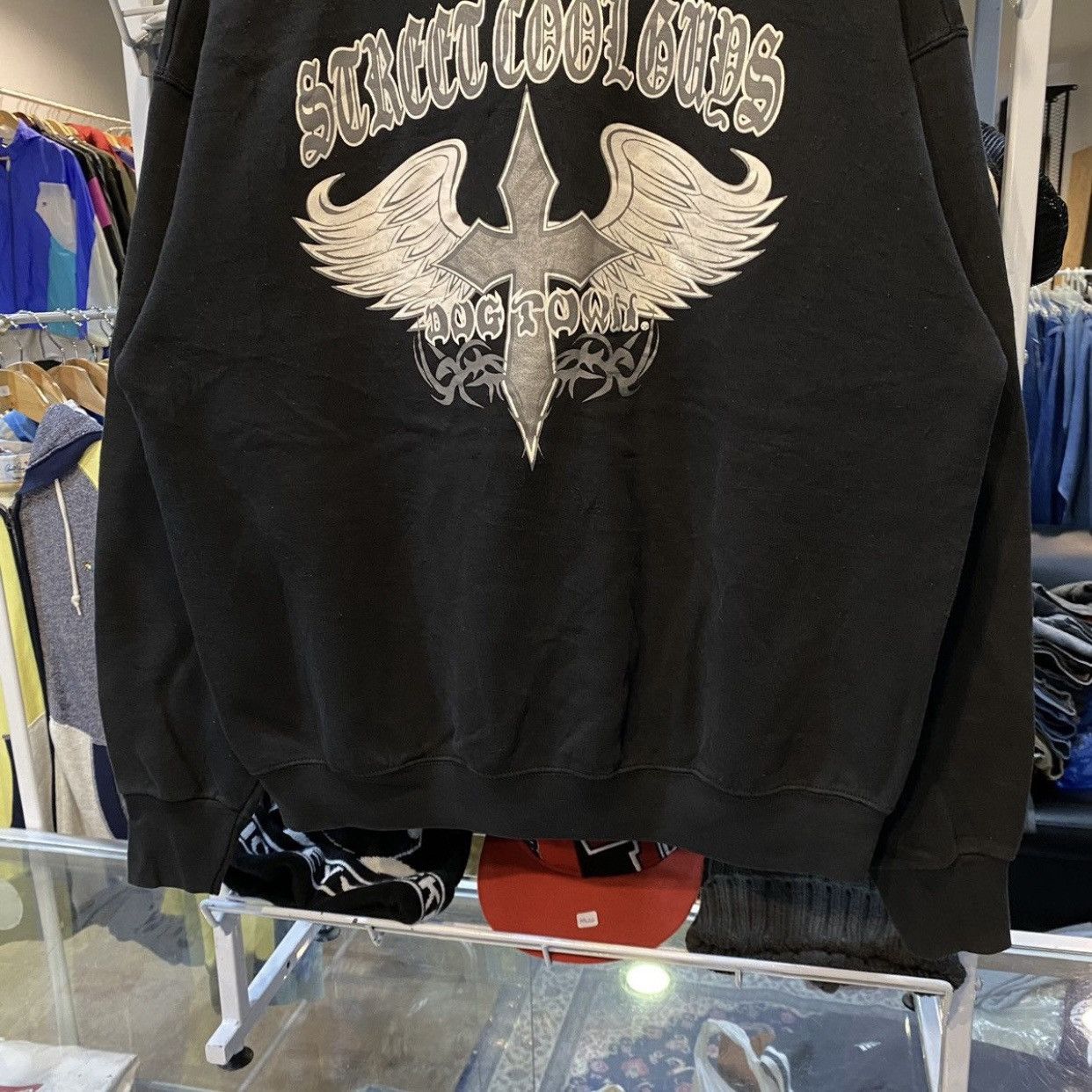Dogtown Vintage Dogtown 'Street Cool Crews' Wing Cross Sweatshirt Size US L / EU 52-54 / 3 - 4 Thumbnail