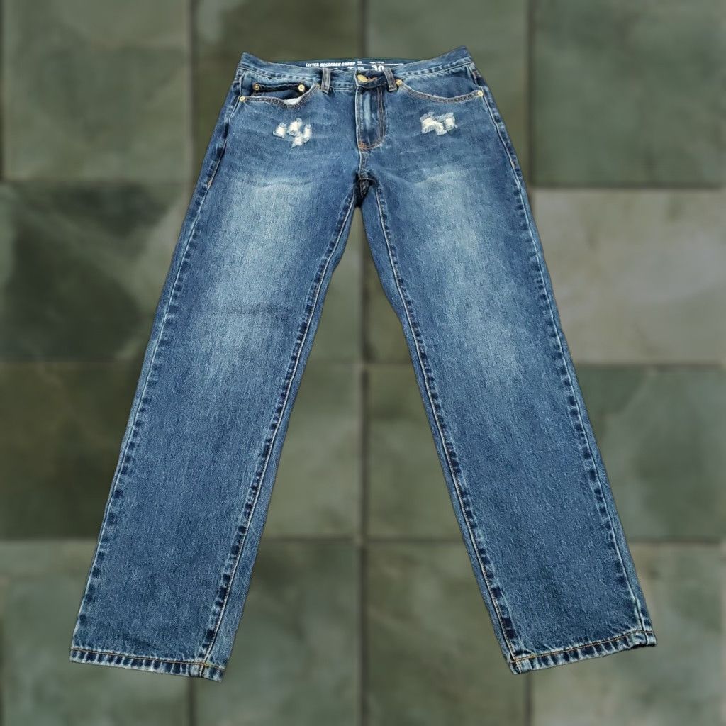 Vintage LRG Jeans Mens 30x30 Blue Denim True Taper Distressed Straight Leg Cotton Size US 30 / EU 46 - 1 Thumbnail
