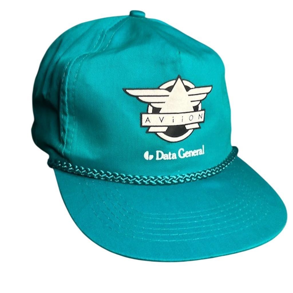 Other Vintage Teal 1980’s AviiON Data General snapback Cap Size ONE SIZE - 1 Thumbnail