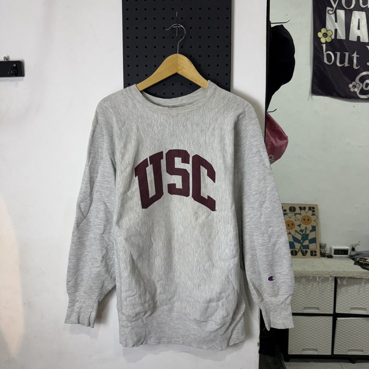 Champion Vintage CHAMPION reserve weave USC gray sweatshirt Size US L / EU 52-54 / 3 - 1 Thumbnail