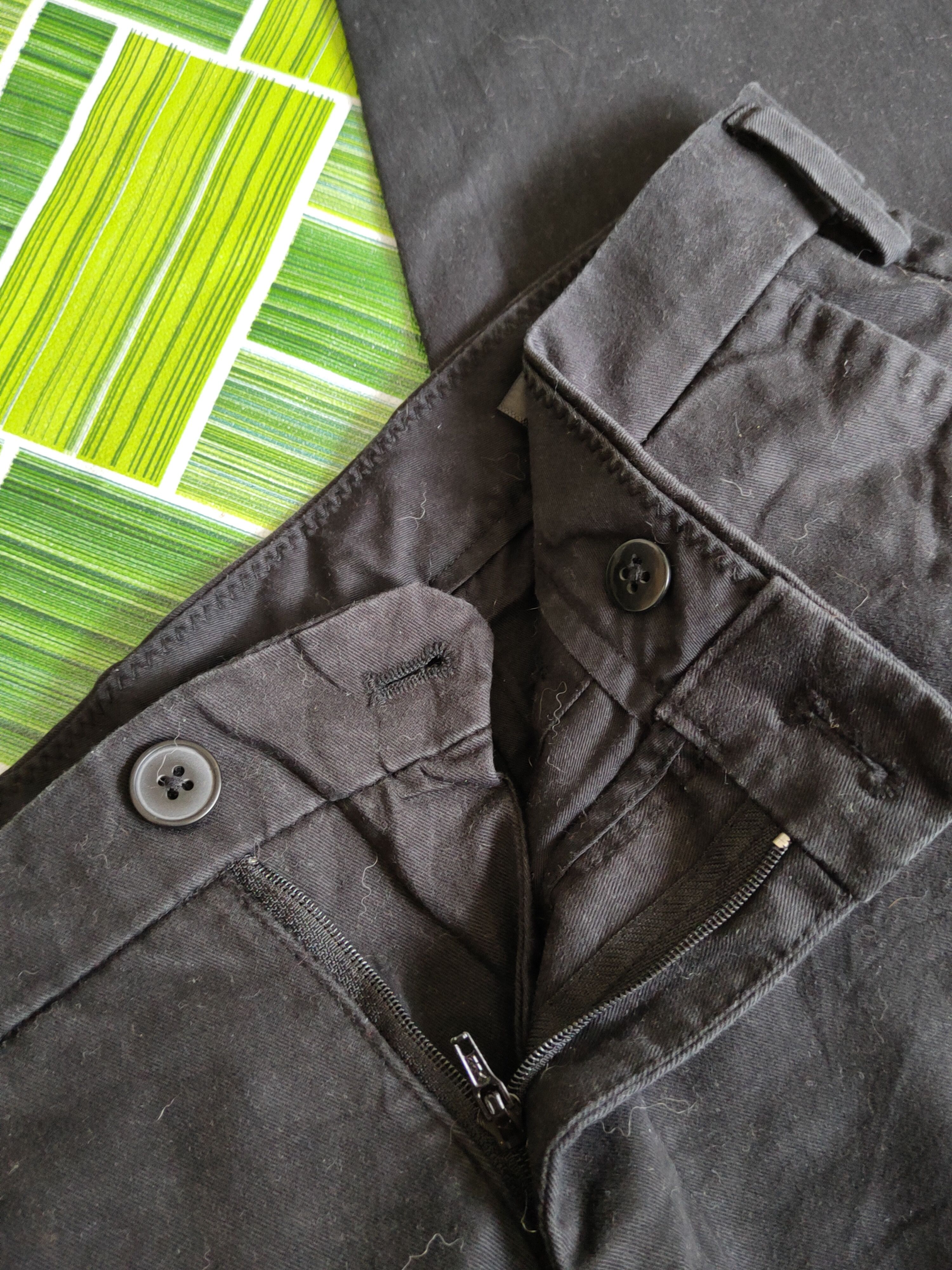 Japanese Brand × Uniqlo Uniqlo Black Multipocket Casual Pants #S1459 Size US 33 - 12 Thumbnail