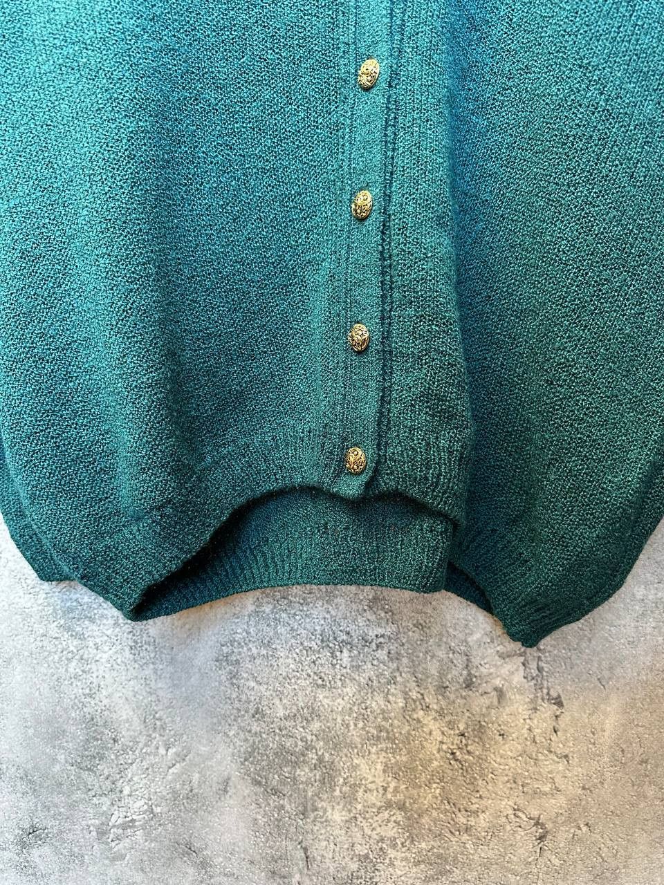 Pringle Of Scotland × Vintage Pringle of Scotland Acrylic Cardigan Sweater Moss Stitch Size US L / EU 52-54 / 3 - 8 Thumbnail