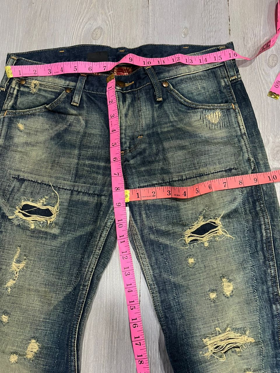Hysteric Glamour Distressed Denim Size US 32 / EU 48 - 14 Thumbnail