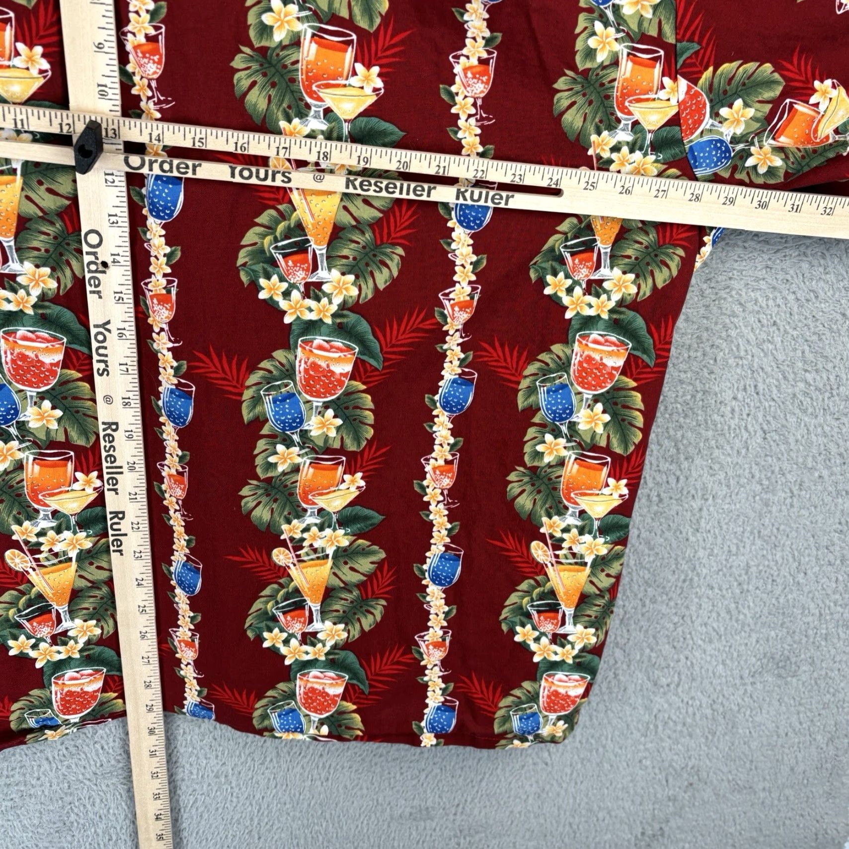 Vintage VINTAGE RJC Hawaiian Shirt Mens 4XL Red Cotton Drink Glass All Over Print Made USA Shirt Size US XXL / EU 58 / 5 - 5 Thumbnail