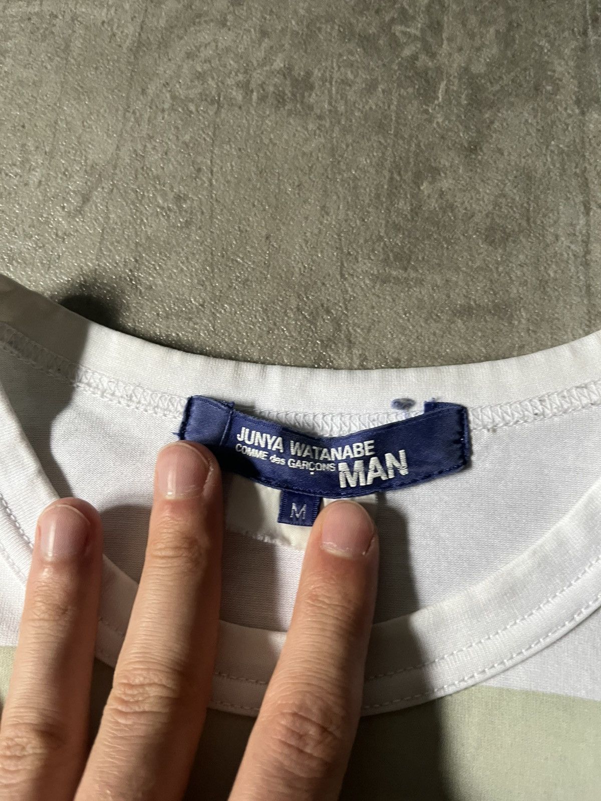 Junya Watanabe Junya Watanabe S/S 21 Irma Blank Horizontal line T-shirt Size US M / EU 48-50 / 2 - 6 Thumbnail