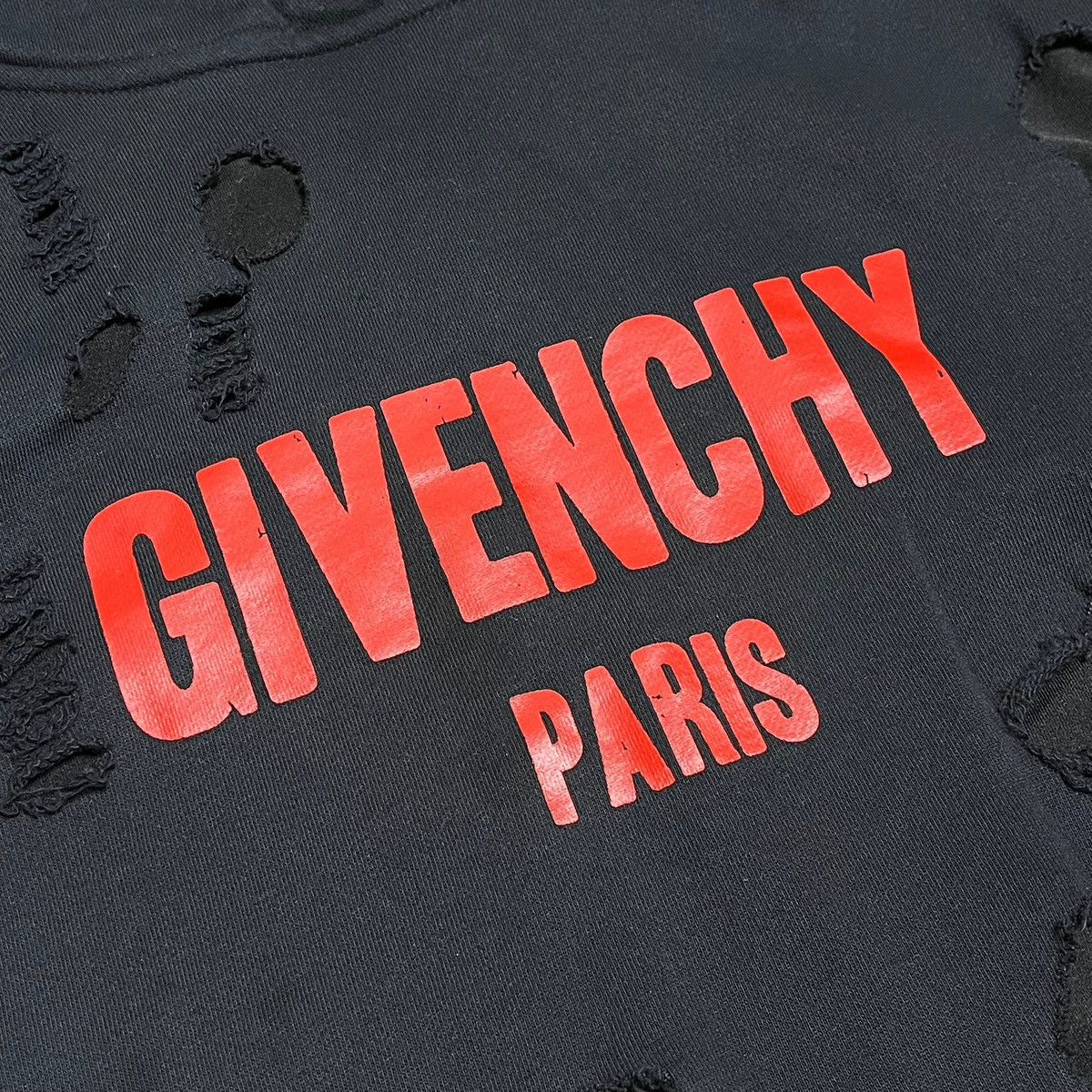 Designer × Givenchy × Riccardo Tisci RARE givenchy distressed hoodie Size US XL / EU 56 / 4 - 4 Thumbnail