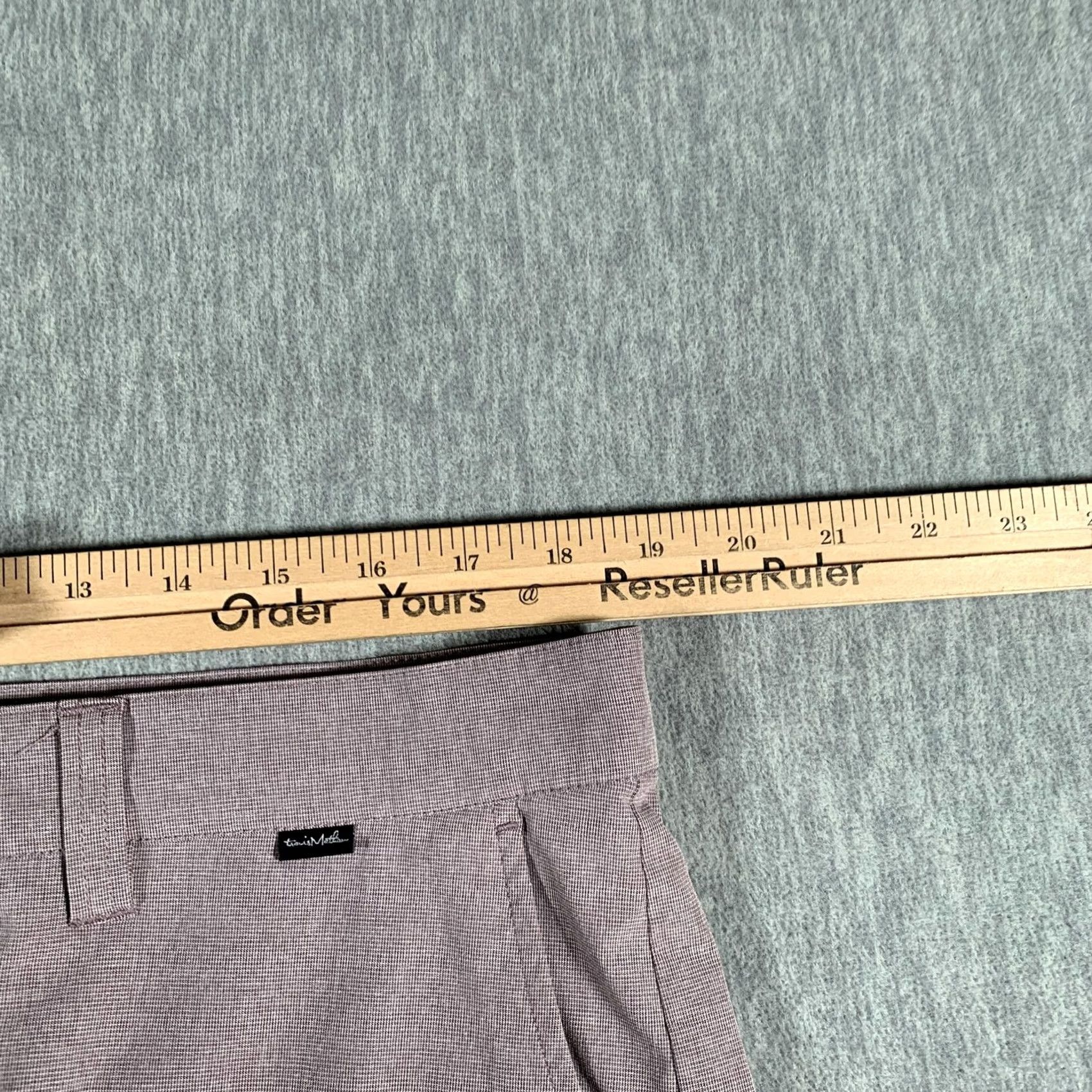 TravisMathew Travis Mathew Golf Chino Shorts Mens 36 Purple Heather Casual Performance Size US 36 / EU 52 - 6 Thumbnail
