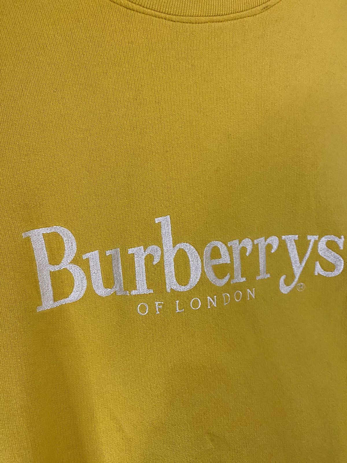 Burberry × Vintage Vintage Burberrys big logo sweatshirt Size US XL / EU 56 / 4 - 2 Thumbnail
