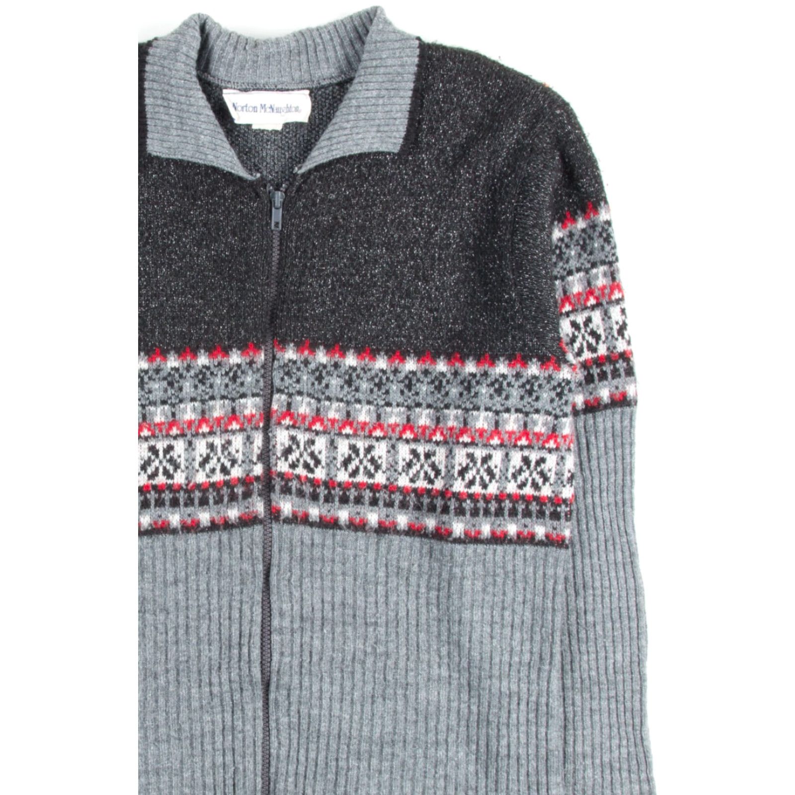 Vintage VINTAGE Norton McNaughton Sweater Shirt Medium Lurex/Acrylic 20 Chest 26 Length 17 Sleeve Womens/Mens Size M / US 6-8 / IT 42-44 - 2 Thumbnail