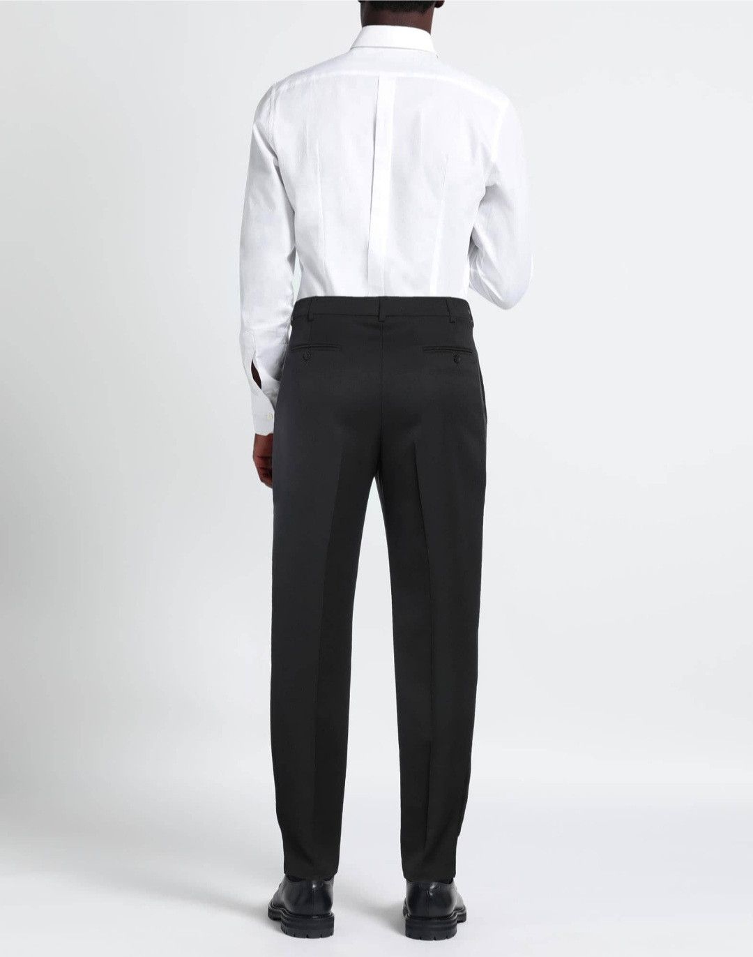 Saint Laurent Paris Saint Laurent Tapered Wool Trousers Size US 30 / EU 46 - 3 Thumbnail