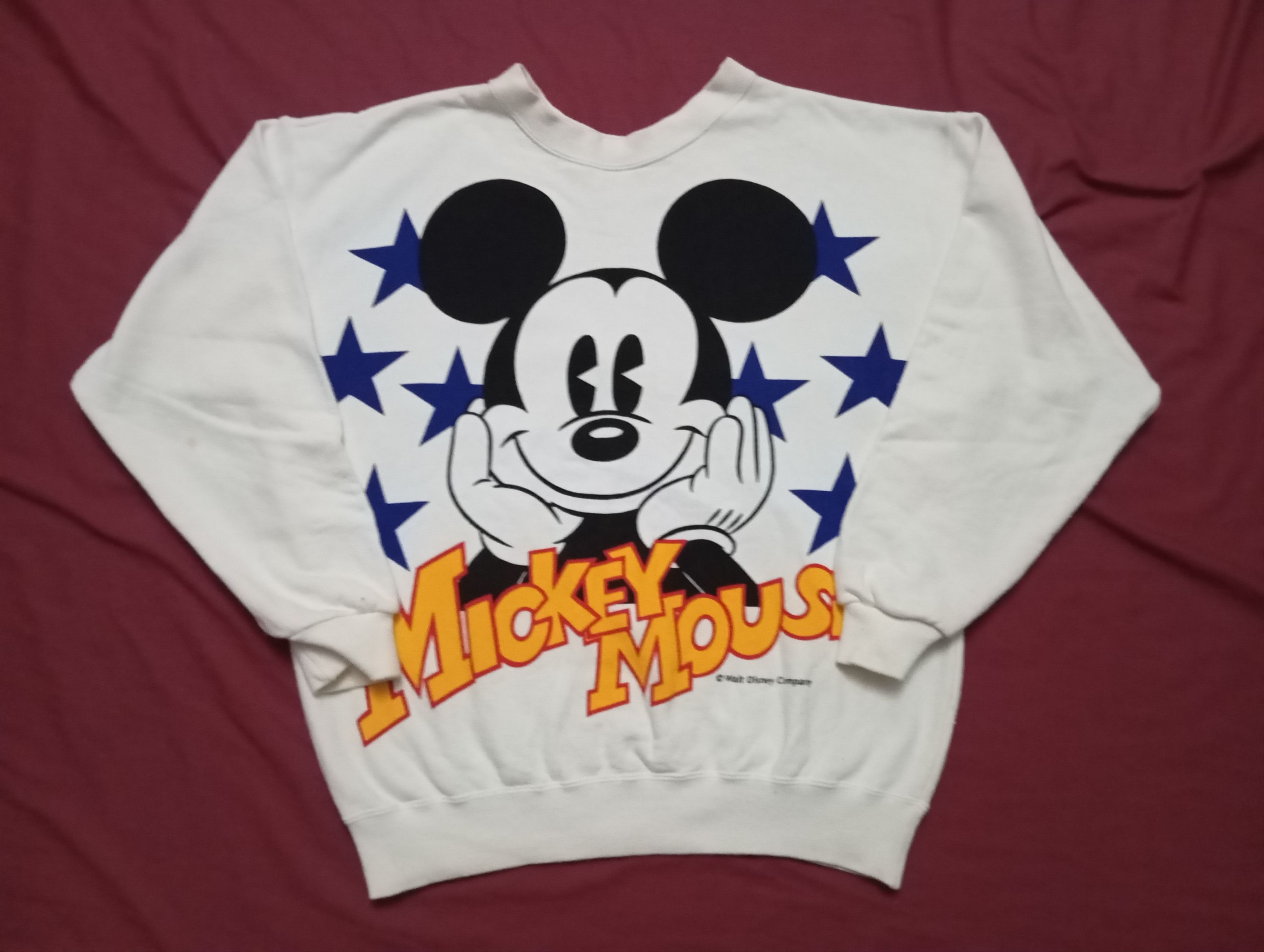 Mickey Mouse VTG 90s Disney Mickey Mouse Donald Duck sweatshirt Size US M / EU 48-50 / 2 - 1 Thumbnail