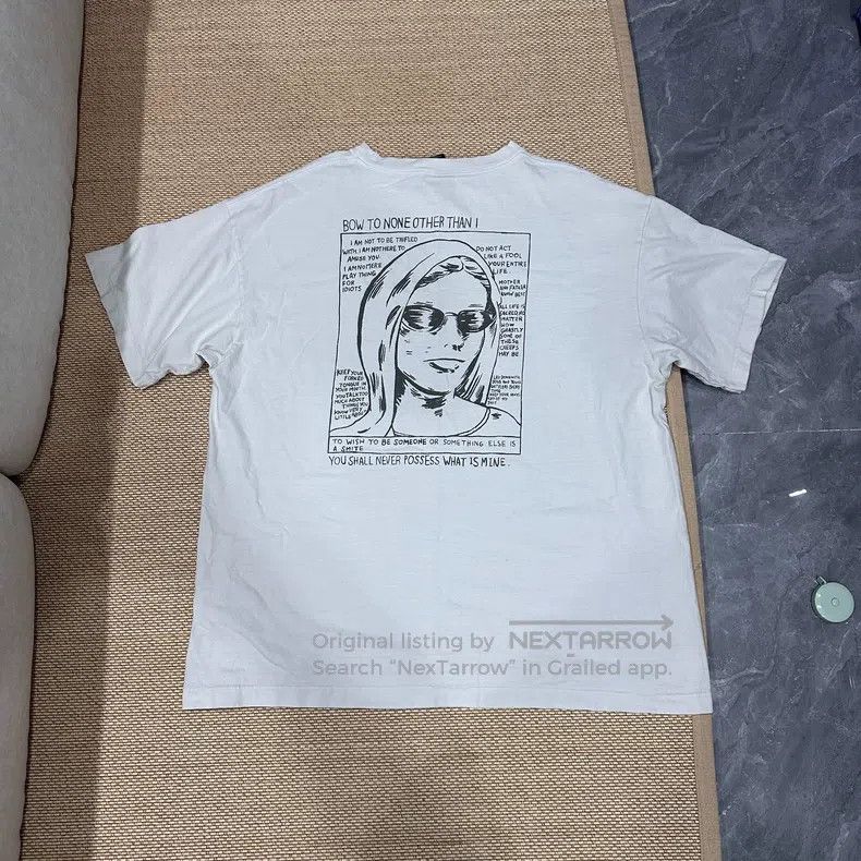 Saint Michael Saint Michael White God singing concert washed old white s Size US XXL / EU 58 / 5 - 2 Thumbnail