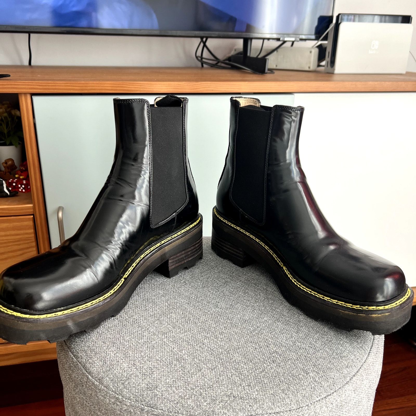 Gabriela Hearst Gabriela Hearst Black Jil Boots patent leather black size 37 Size US 7 / IT 37 - 6 Thumbnail
