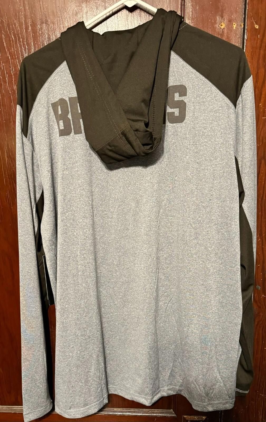 Other Cleveland Browns Pullover Men L 1/4 Zip Hoodie NEW WITH TAGS Size US L / EU 52-54 / 3 - 2 Thumbnail