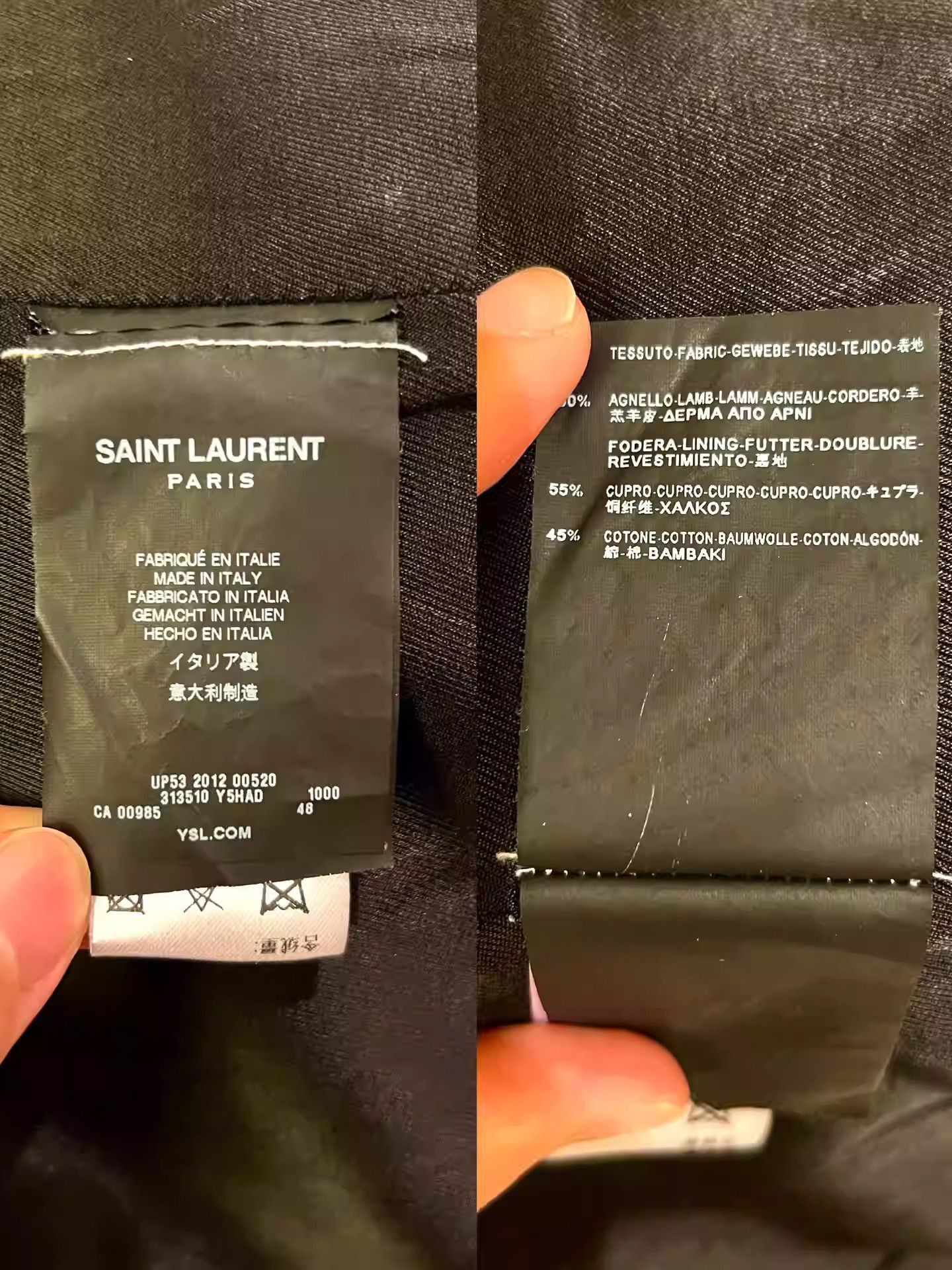 Saint Laurent Paris saint laurent Military Four-Pocket Button Leather Jacket-25 Size US M / EU 48-50 / 2 - 5 Thumbnail