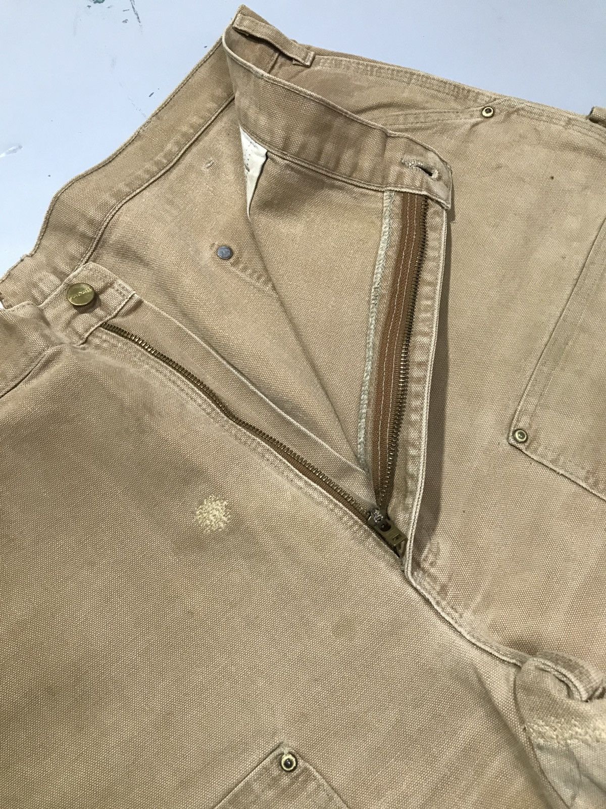 Carhartt Vintage carhartt B01 BRN double knee damaged workwear Size US 40 / EU 56 - 6 Thumbnail