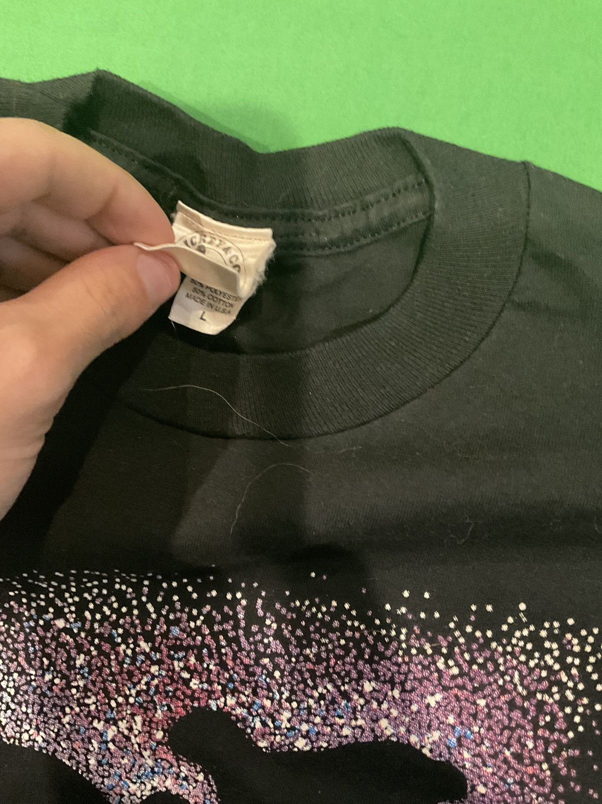 Disney × Vintage Vintage Disney Mickey Mouse black cotton t-shirt Size US L / EU 52-54 / 3 - 2 Thumbnail