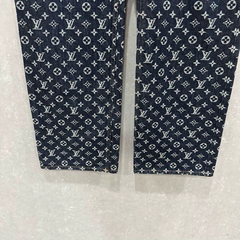 Louis Vuitton Louis Vuitton Full Logo Jeans Size US 31 - 3 Thumbnail