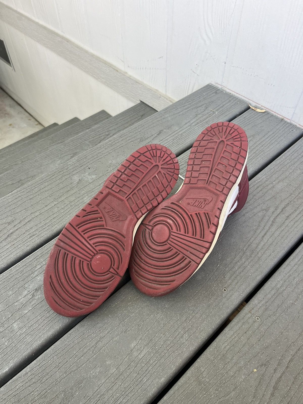 Nike Barn Red Nike Dunk High Size US 8 / EU 41 - 6 Thumbnail