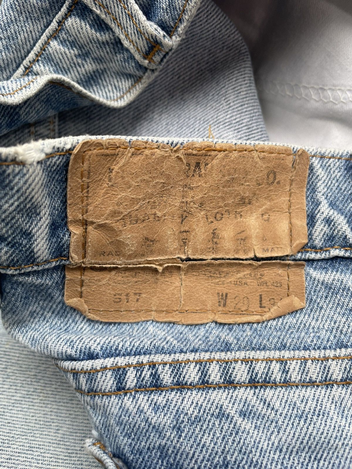 Levi's Vintage Usa 1988 Levis 517 Orange Tab Stone Wash Size US 29 - 12 Thumbnail