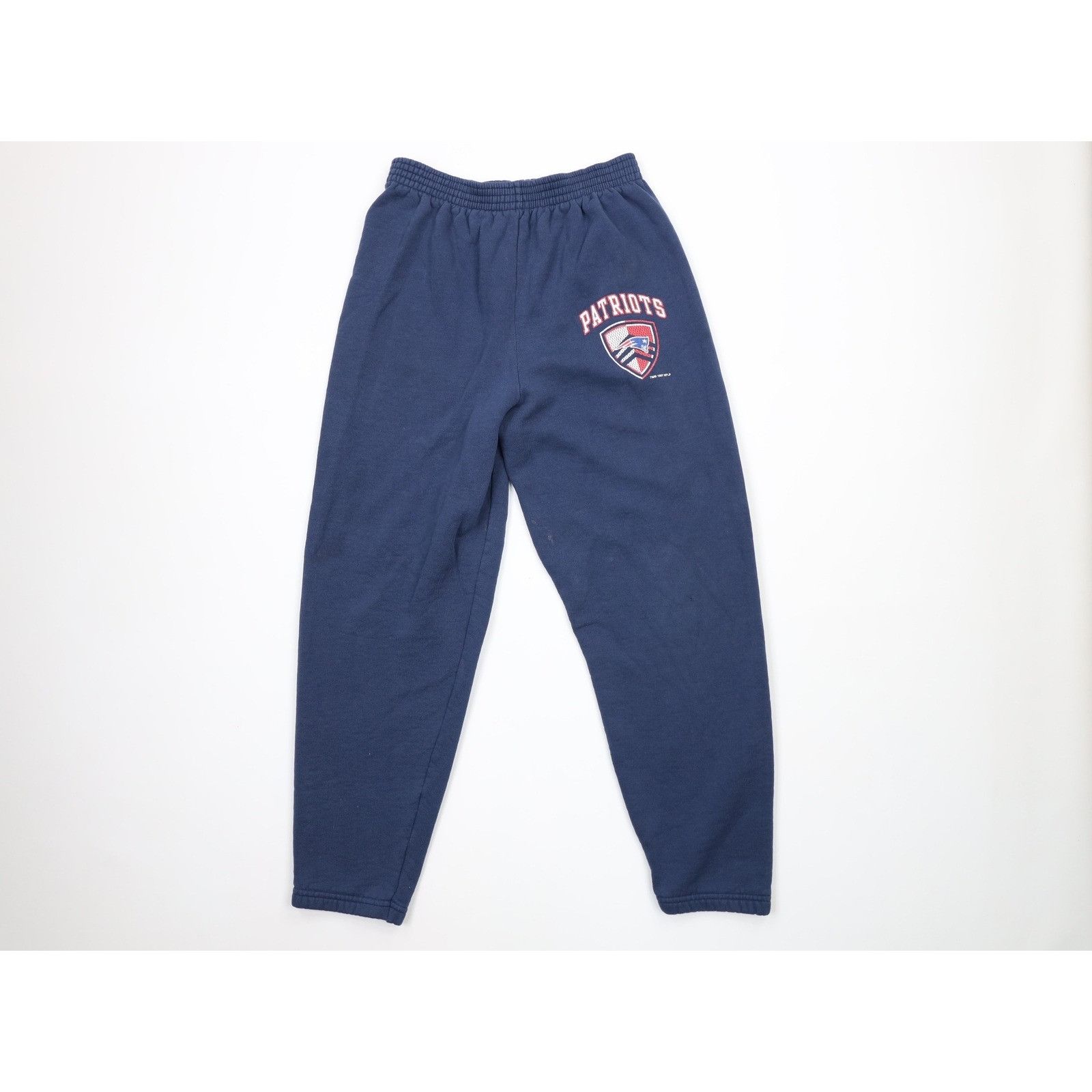 Vintage Vintage 90s Faded Spell Out New England Patriots Joggers Size US 30 / EU 46 - 1 Thumbnail