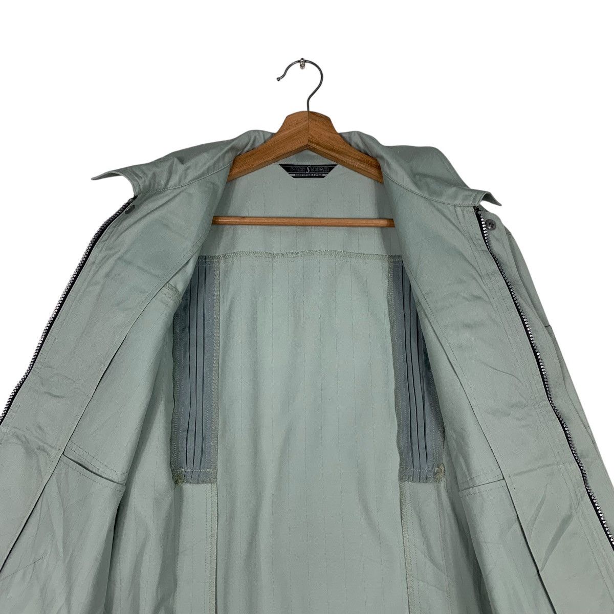 Japanese Brand YAMAHA Work Uniform Jacket Light Green #1261-C57 Size US L / EU 52-54 / 3 - 12 Thumbnail
