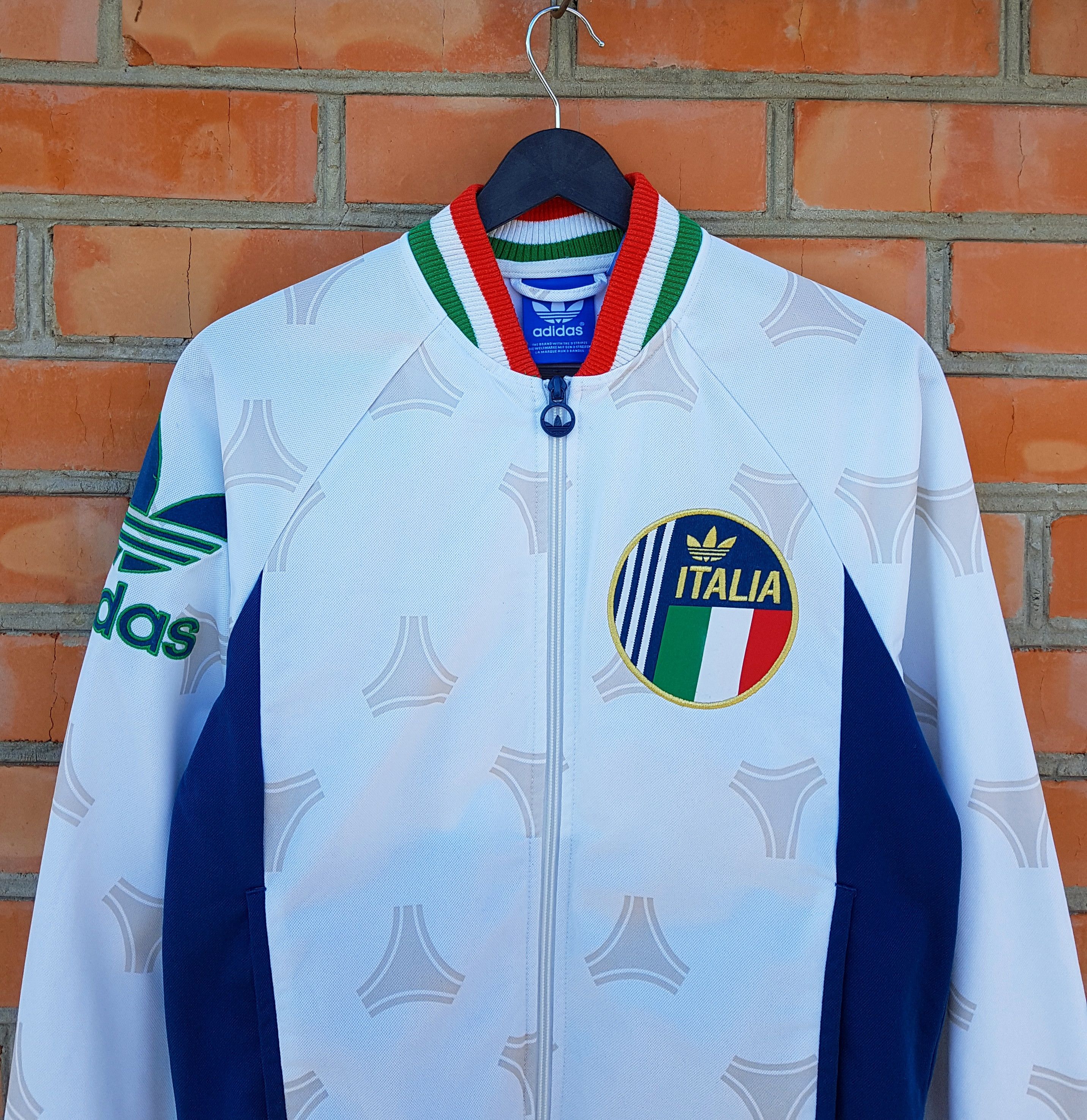 Adidas Adidas Originals Italy RARE Football Soccer Track Top Jacket Size US S / EU 44-46 / 1 - 3 Thumbnail