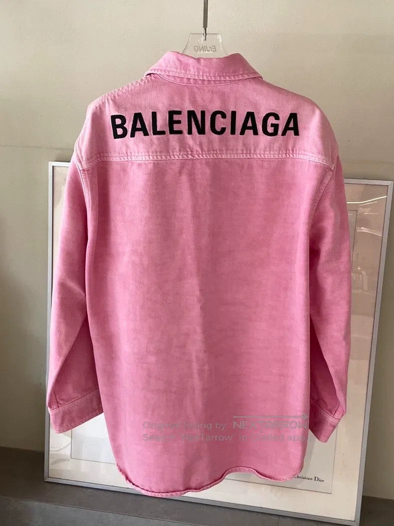 Balenciaga Balenciaga Back letter logo long-sleeve shirt Size XXS / US 00 / IT 34 - 1 Thumbnail