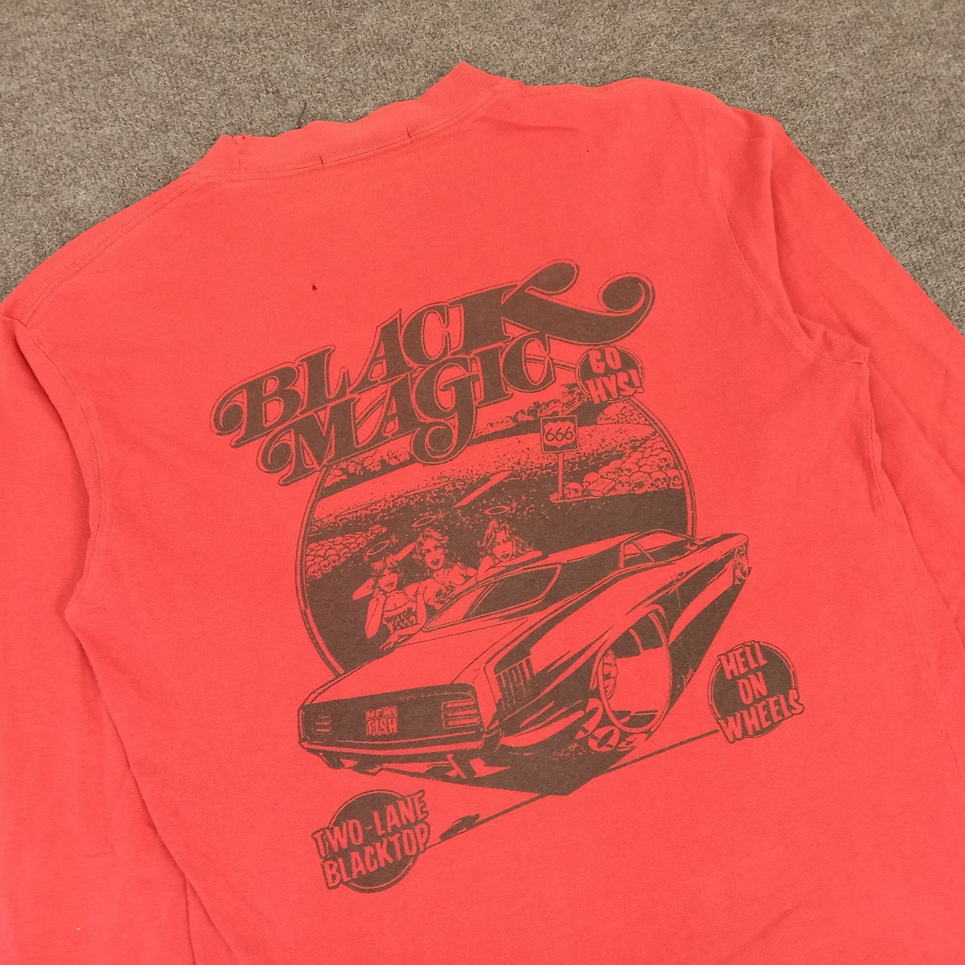 Hysteric Glamour Hysteric Glamour Black Magic Japanese Brand Racing Tshirt Size US M / EU 48-50 / 2 - 4 Thumbnail