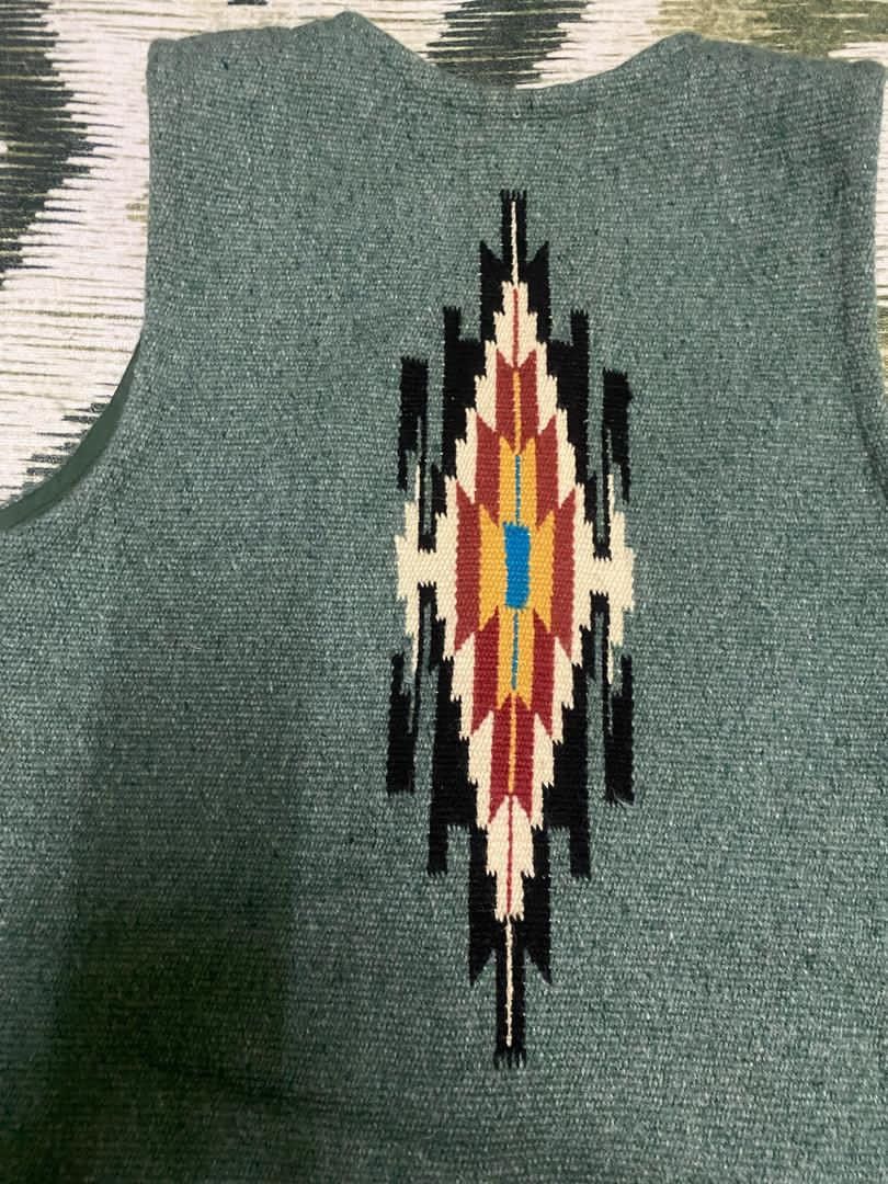 Handmade × Vintage Vintage John R Trujillos Weaving House Chimayo N Mex Vest Size US M / EU 48-50 / 2 - 12 Thumbnail
