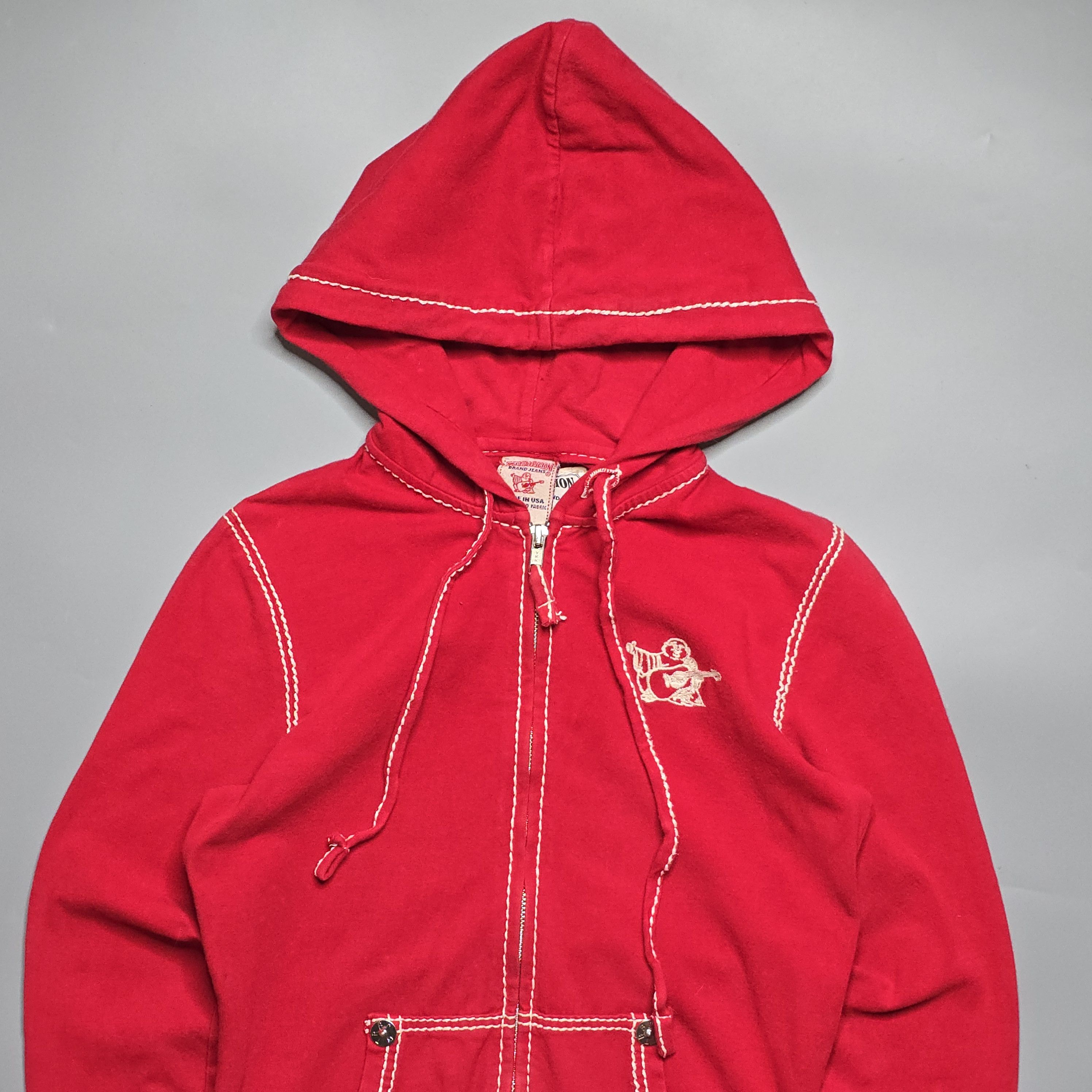 True Religion True Religion - Y2K Zip-up Bodycon Hoodie Size S / US 4 / IT 40 - 3 Thumbnail
