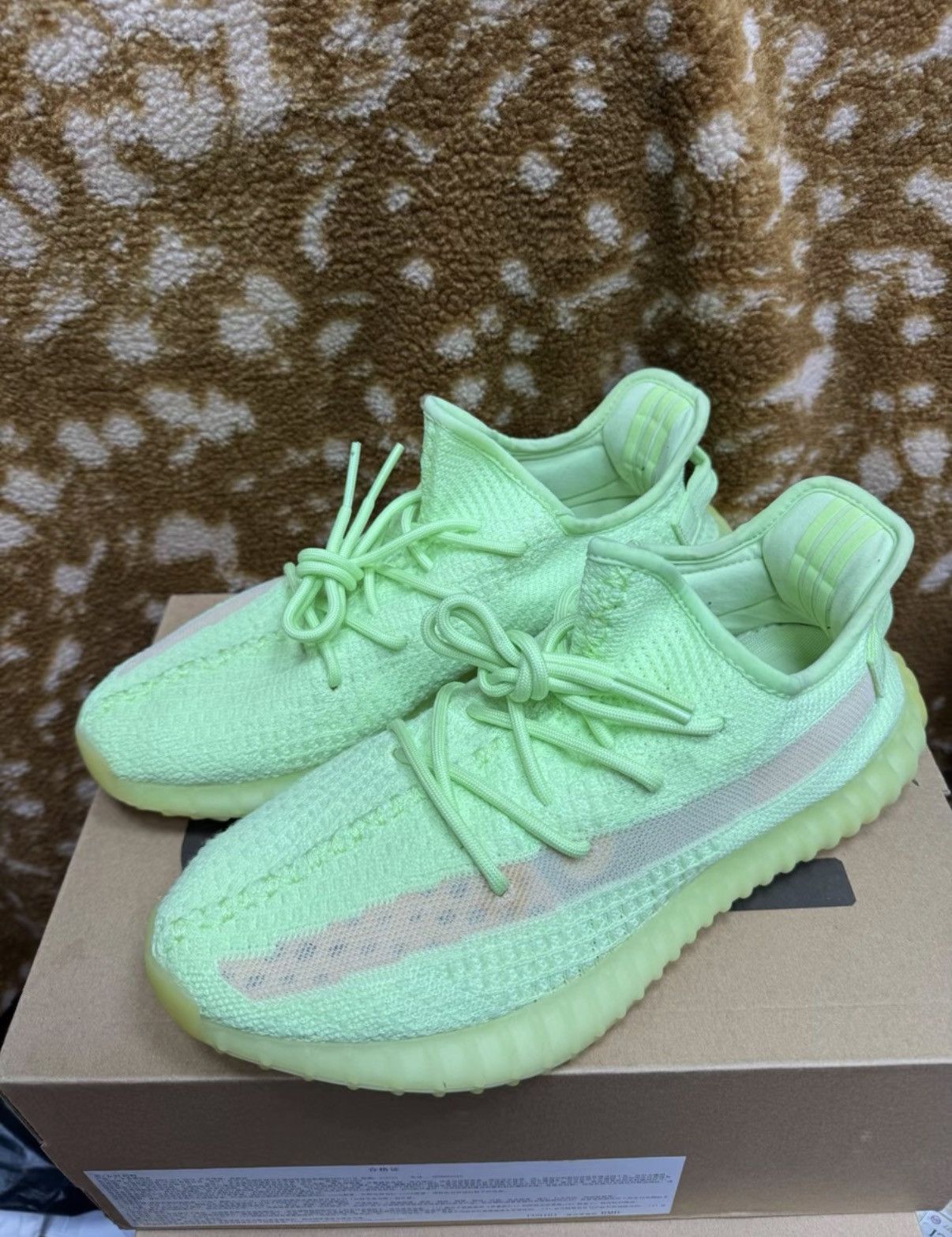 Adidas Adidas Yeezy 350 Glow EG5293 K37 Size US 9 / EU 42 - 1 Thumbnail