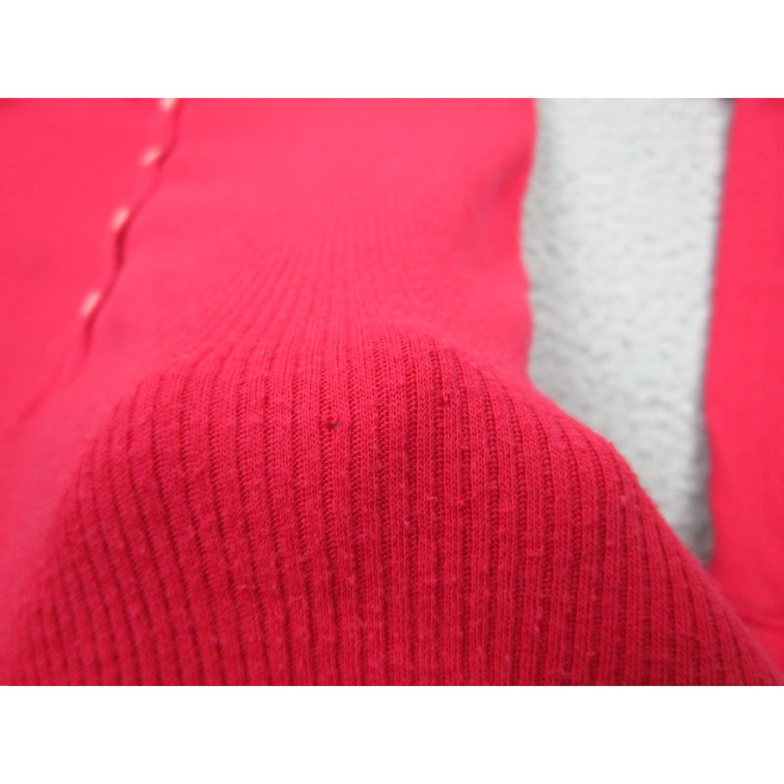 Victoria's Secret VINTAGE Victoria's Secret Womens XS red Bella Swan Henley Long Sleeve Shirt Layer Y2K Size XS / US 0-2 / IT 36-38 - 6 Thumbnail