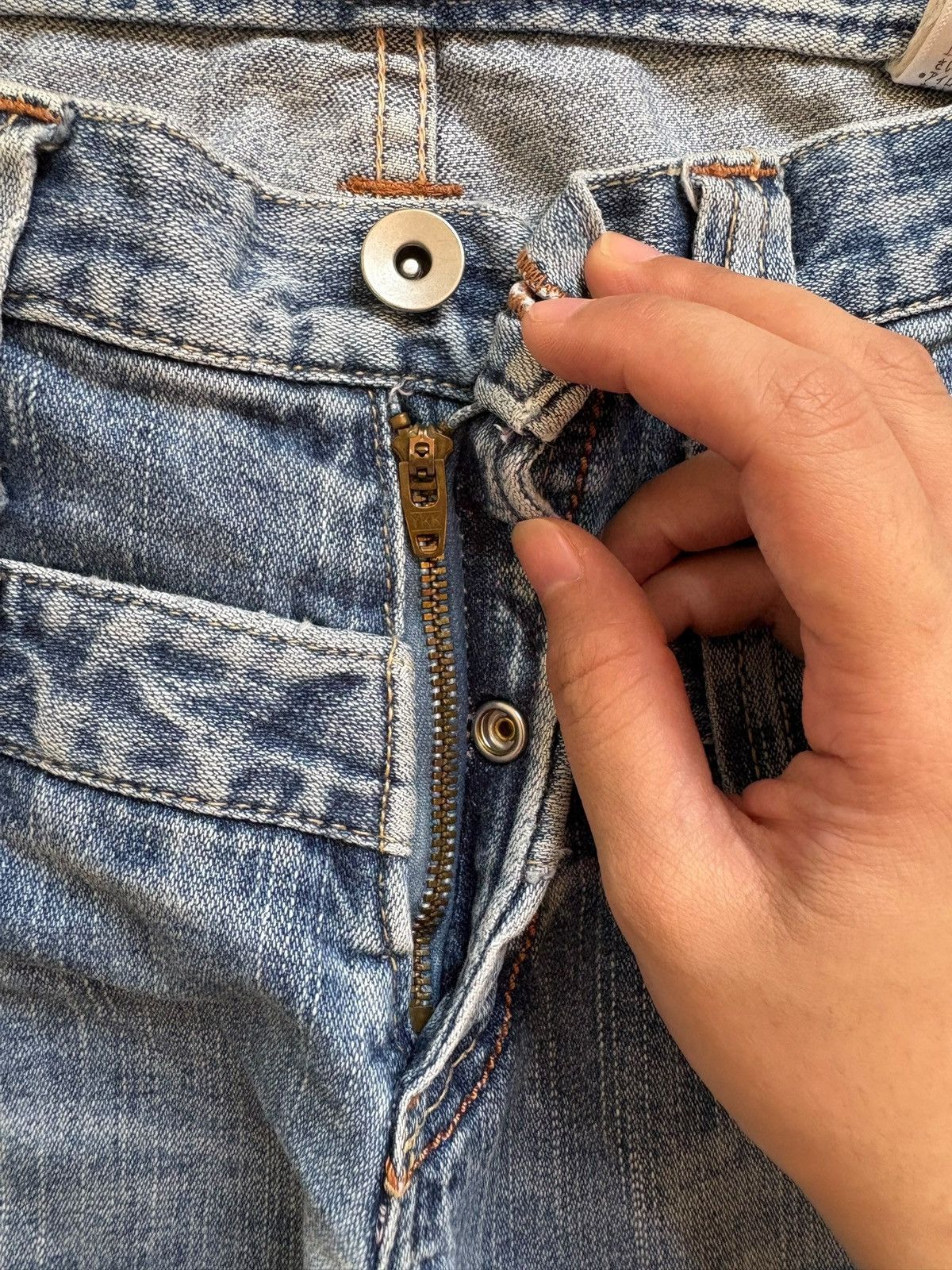 Japanese Brand Vintage Japanese Brand Double Waist Bush Pant Jeans Size US 32 / EU 48 - 3 Thumbnail