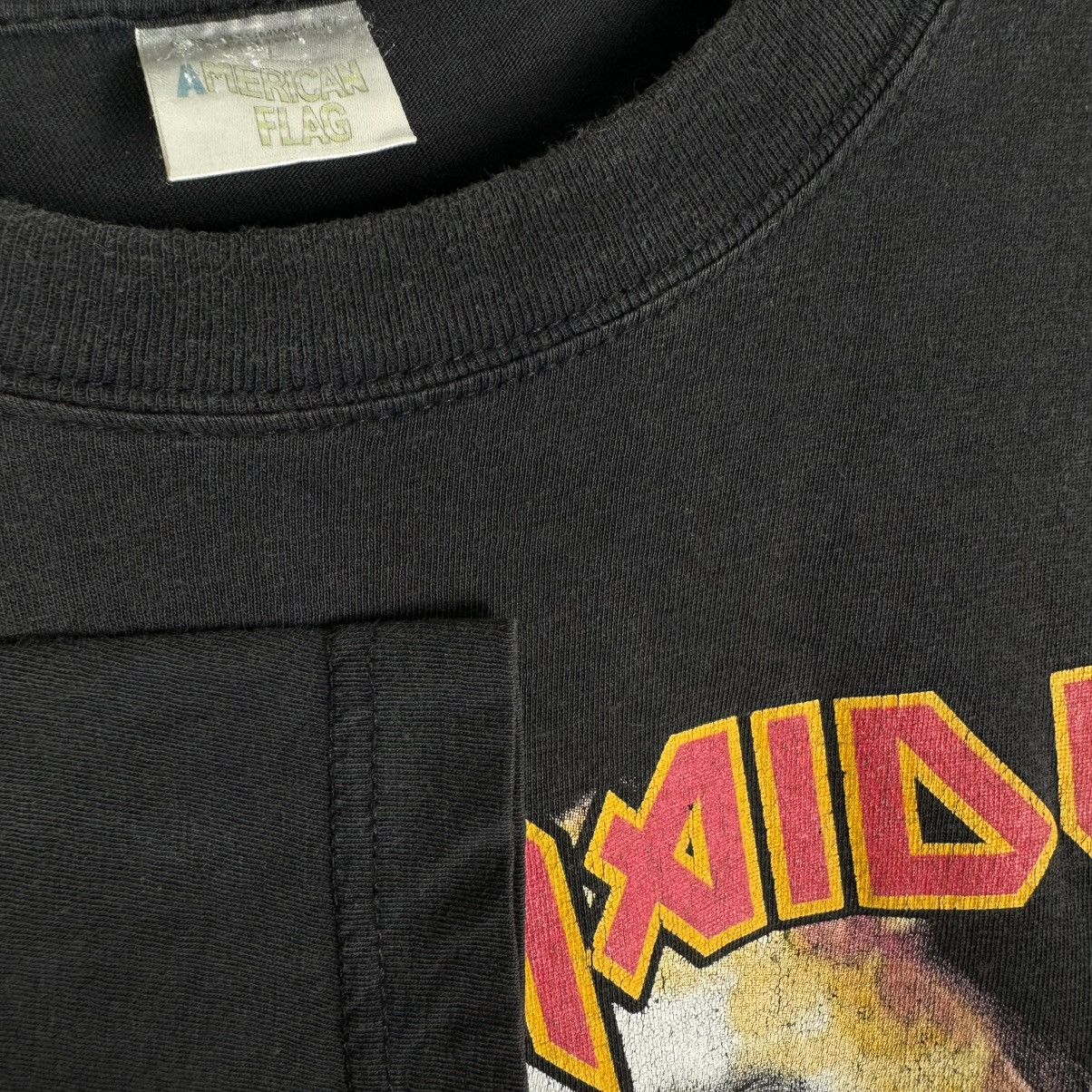 Band Tees Vintage 90s Iron Maiden Killers Euro Bootleg Faded T Shirt Size US L / EU 52-54 / 3 - 3 Thumbnail