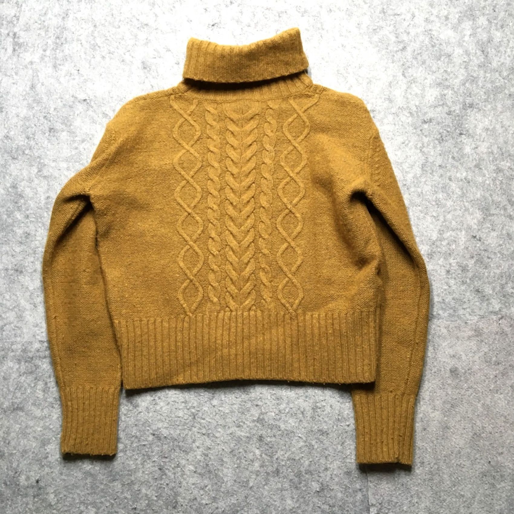 Helly Hansen Helly Hansen Sweater Women Small S Gold Turtleneck Cable Knit Arctic Ocean Size S / US 4 / IT 40 - 6 Thumbnail