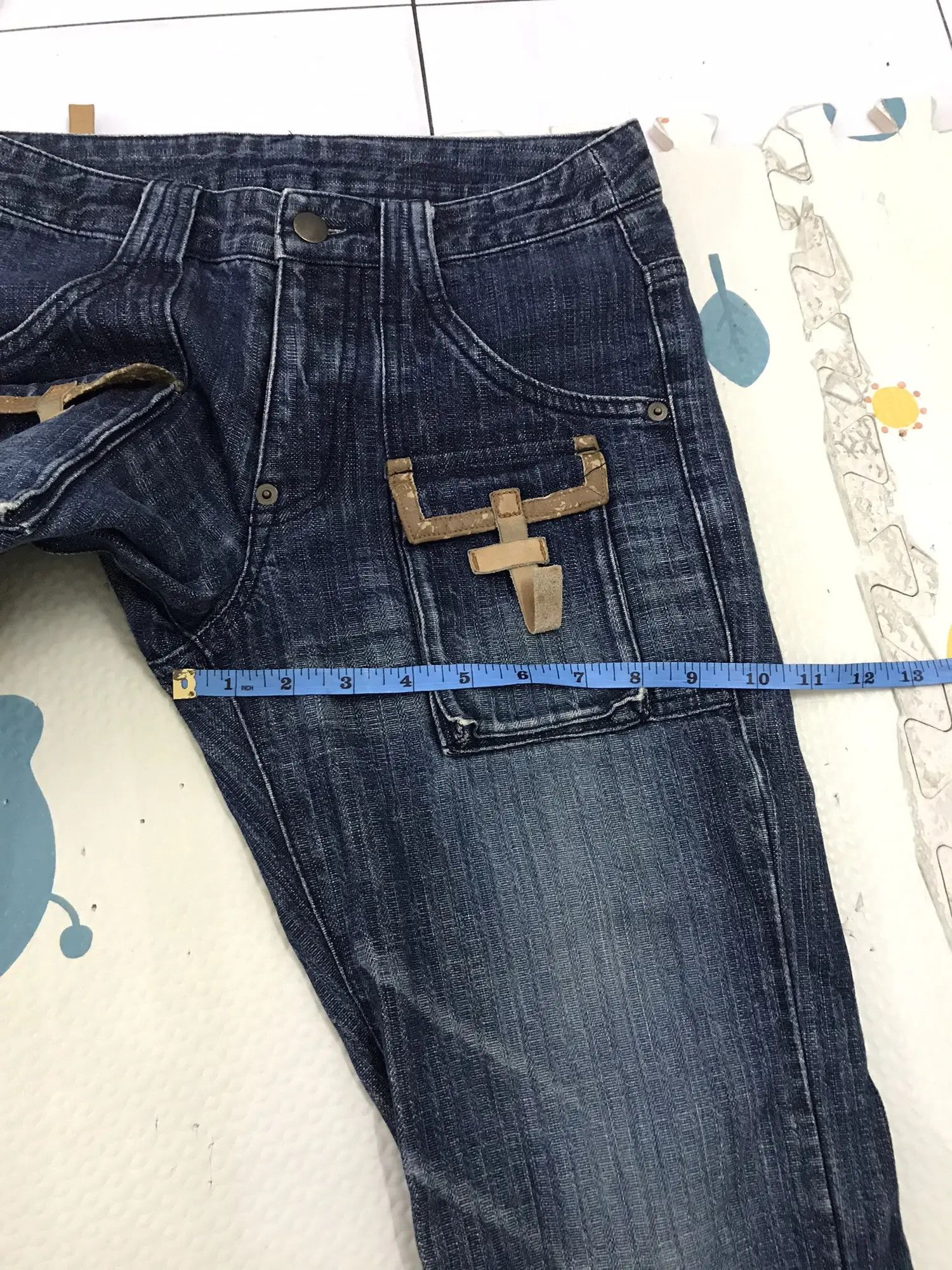Vintage Bush Pants Distressed Denim Size US 29 - 8 Thumbnail