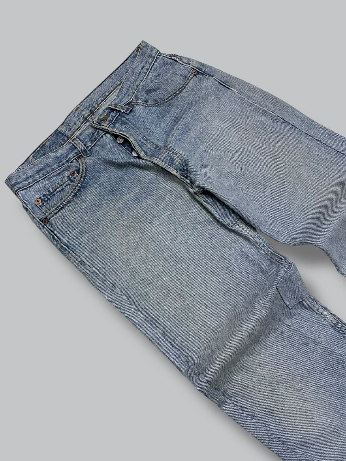 Levi's Vintage Clothing Vintage 1990s Designer Levis 501 Patchwork Classic Denim Size US 30 / EU 46 - 7 Thumbnail