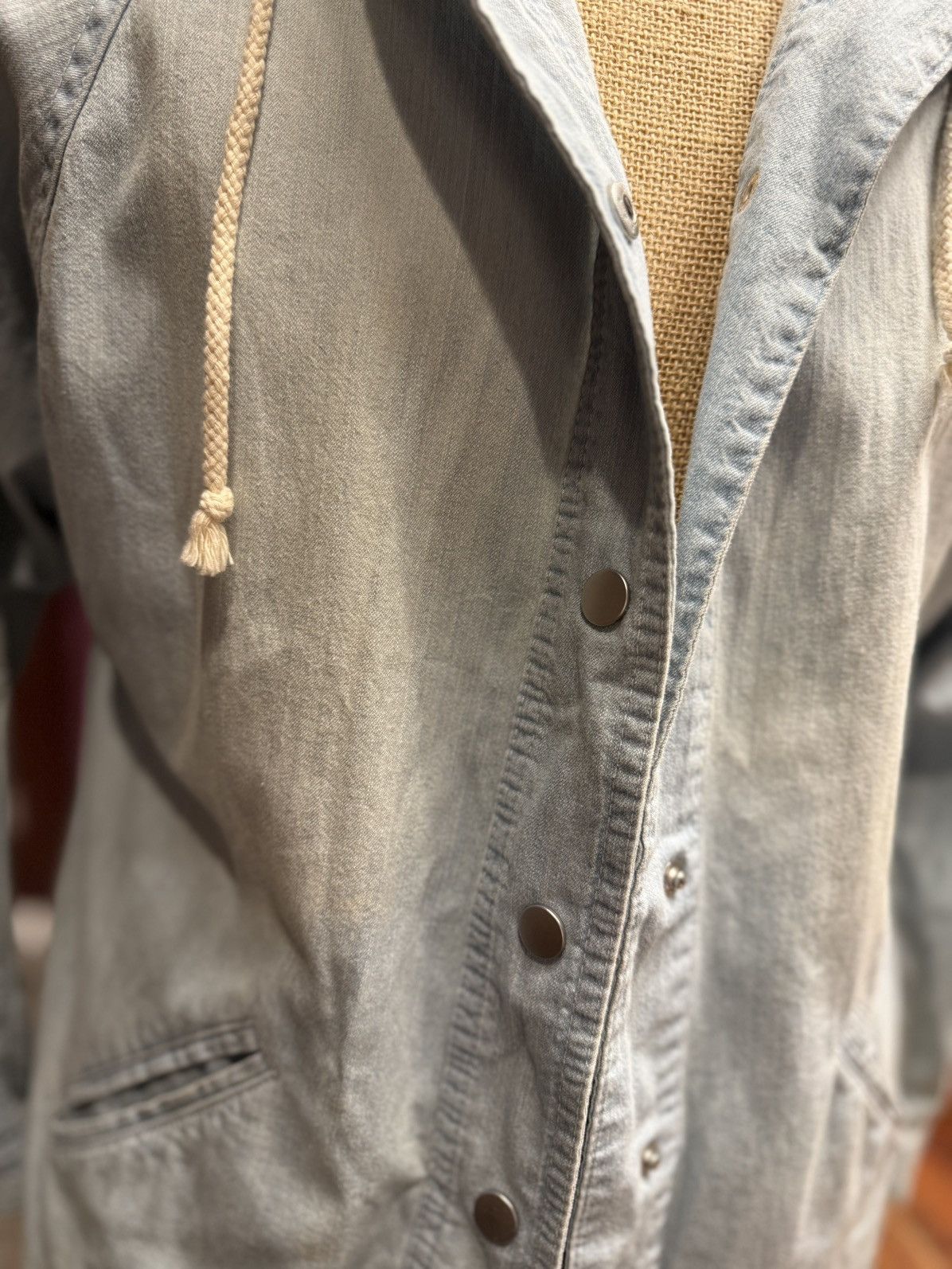 Other Lightweight Denim Hooded Jacket – Effortless Everyday Style Size US M / EU 48-50 / 2 - 3 Thumbnail