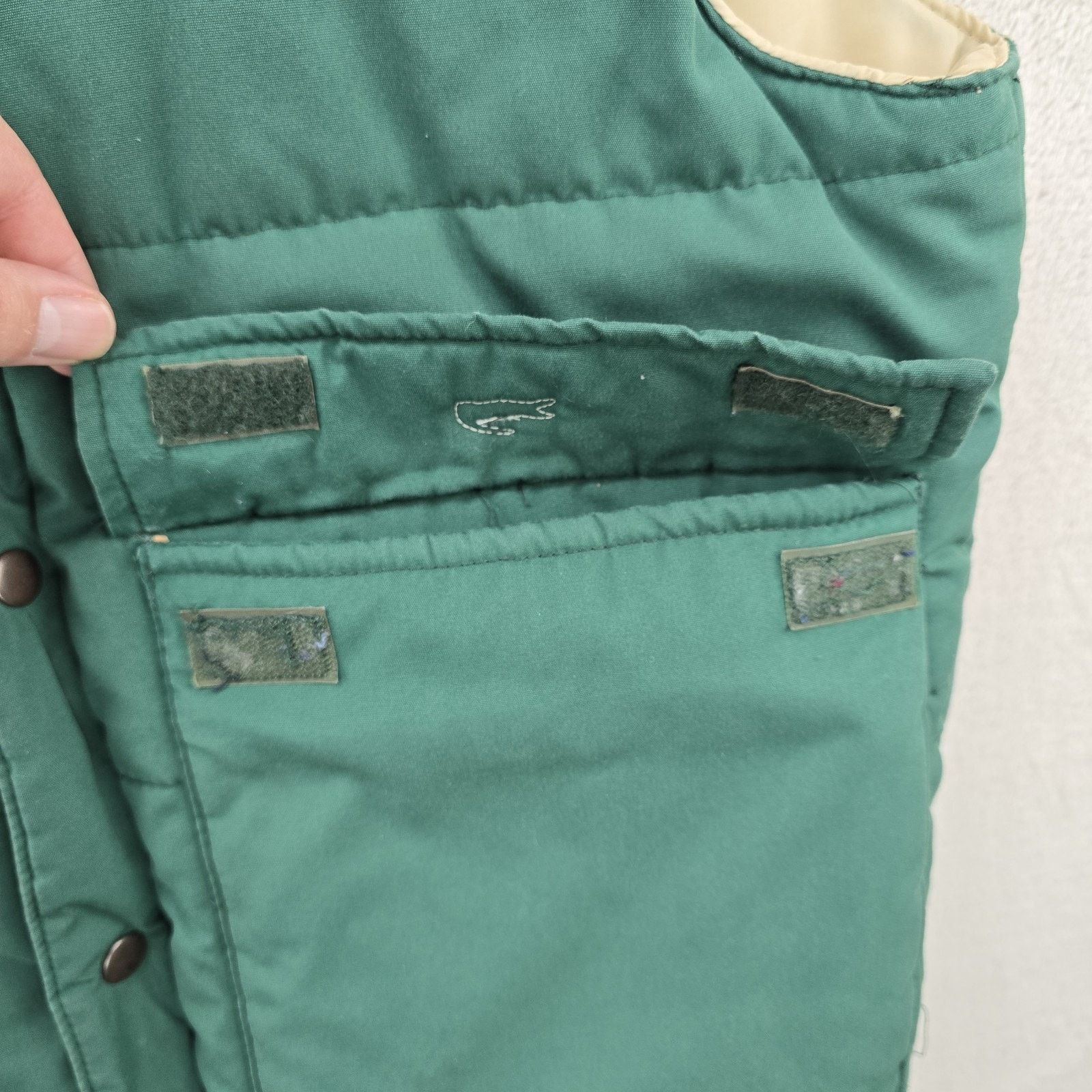 Lacoste Vintage Lacoste Puffer Vest Mens Medium Green 90s Revirsible Size US M / EU 48-50 / 2 - 6 Thumbnail