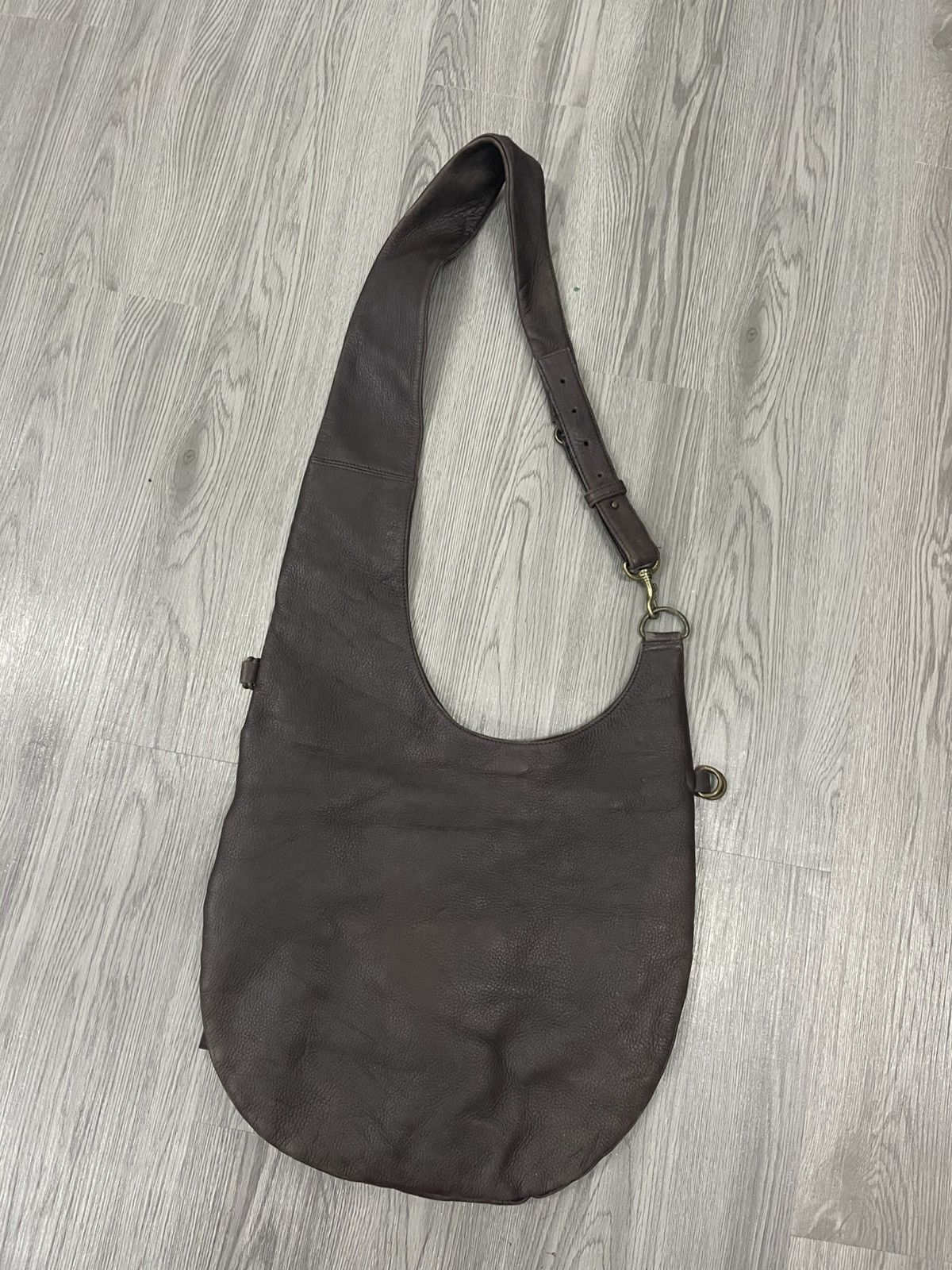 Genuine Leather Hiroko Moon Crossbody Leather Bag Size ONE SIZE - 4 Thumbnail