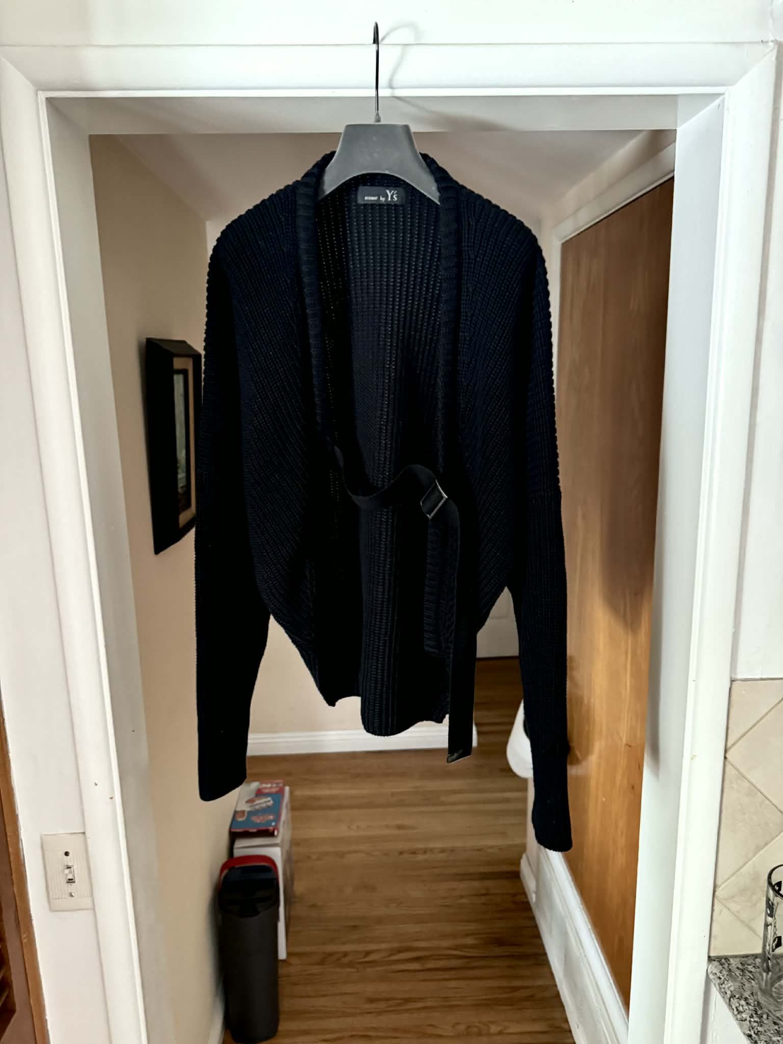 Yohji Yamamoto Yohji Cardigan w/ Strap Size US M / EU 48-50 / 2 - 3 Thumbnail