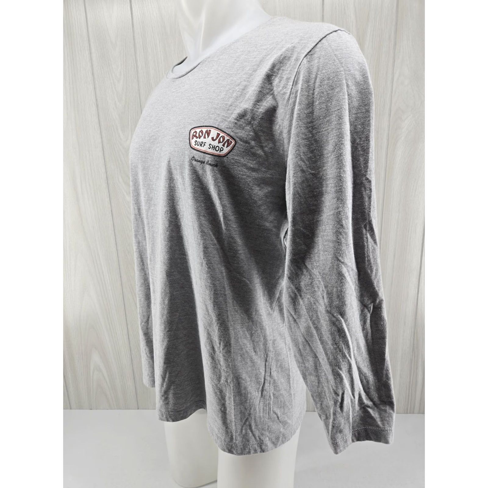 Ron Jon Surf Shop Ron Jon Surf Shop Shirt Women XL Extra Large Long Sleeve Gray Orange Beach Shirt Womens XL Long Sleeve Beach Shirt Size XL / US 12-14 / IT 48-50 - 4 Thumbnail