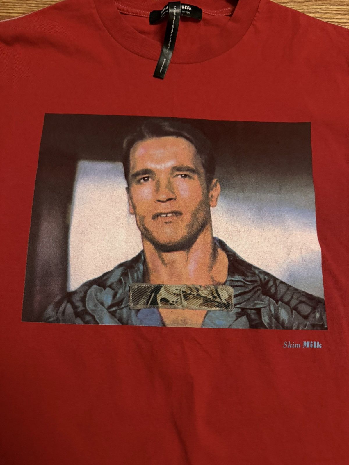 Skim Milk arnold f*ck you shirt Size US M / EU 48-50 / 2 - 2 Thumbnail
