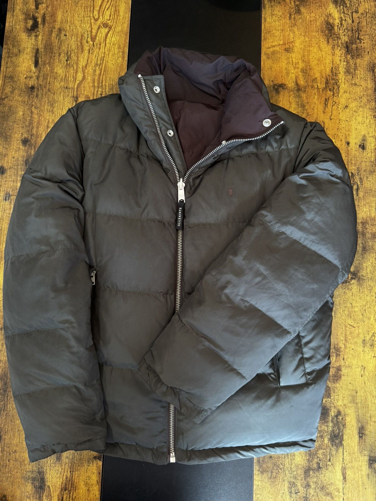 Allsaints Allsaints puffer boxy small reversible coat Size US S / EU 44-46 / 1 - 1 Thumbnail