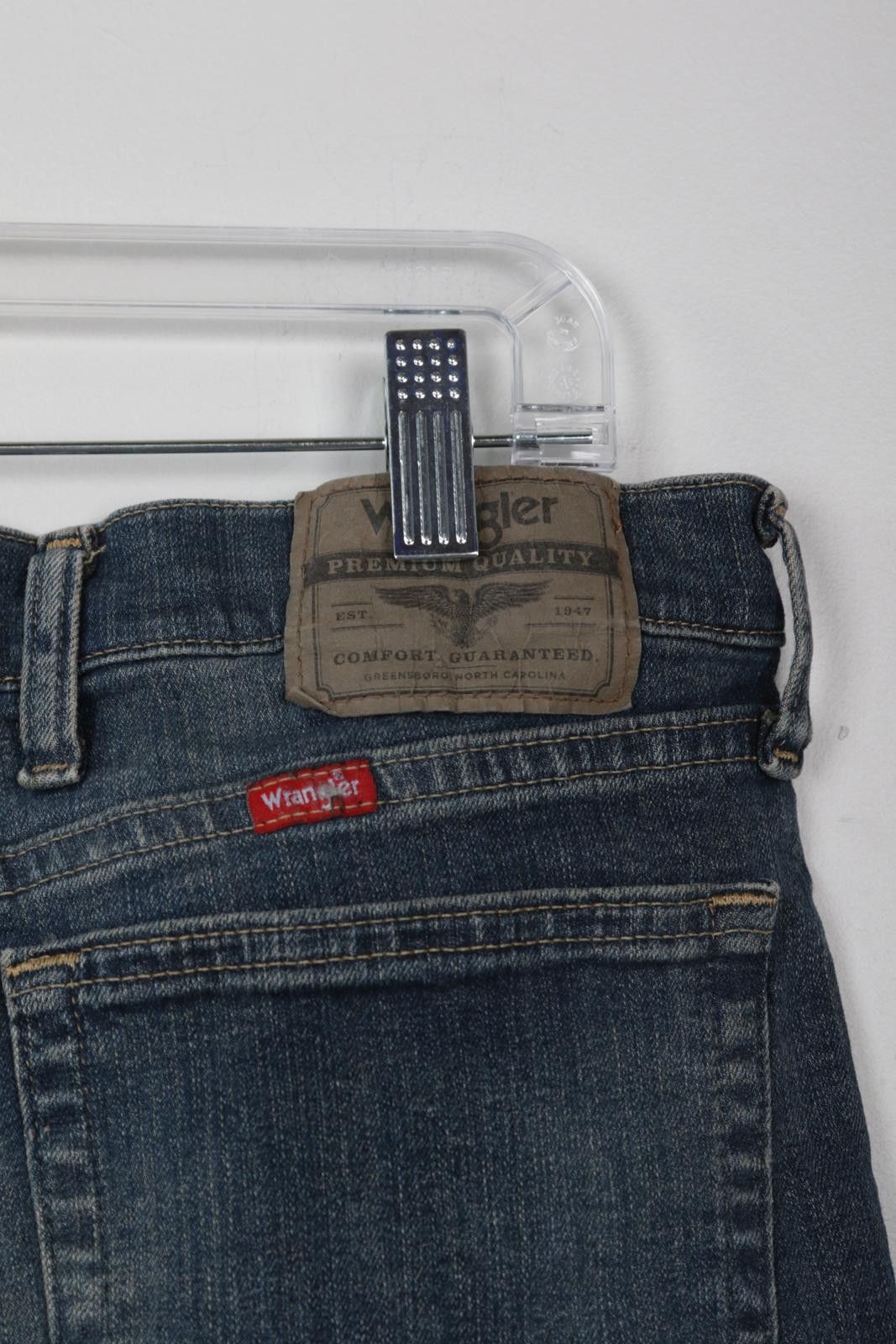 Wrangler 00's Wrangler Dark Wash Denim Shorts Size US 36 / EU 52 - 4 Thumbnail