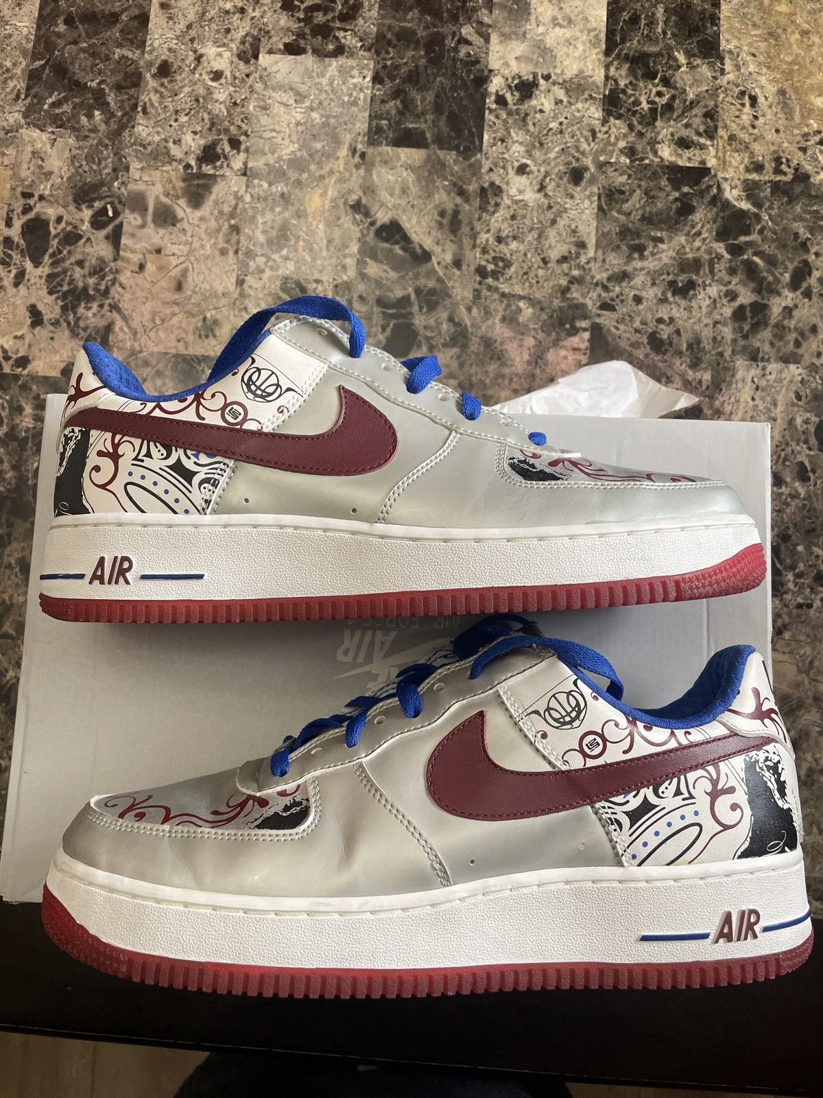 Nike 2005 AF1 low Collection Royale sample Size US 9 / EU 42 - 1 Thumbnail